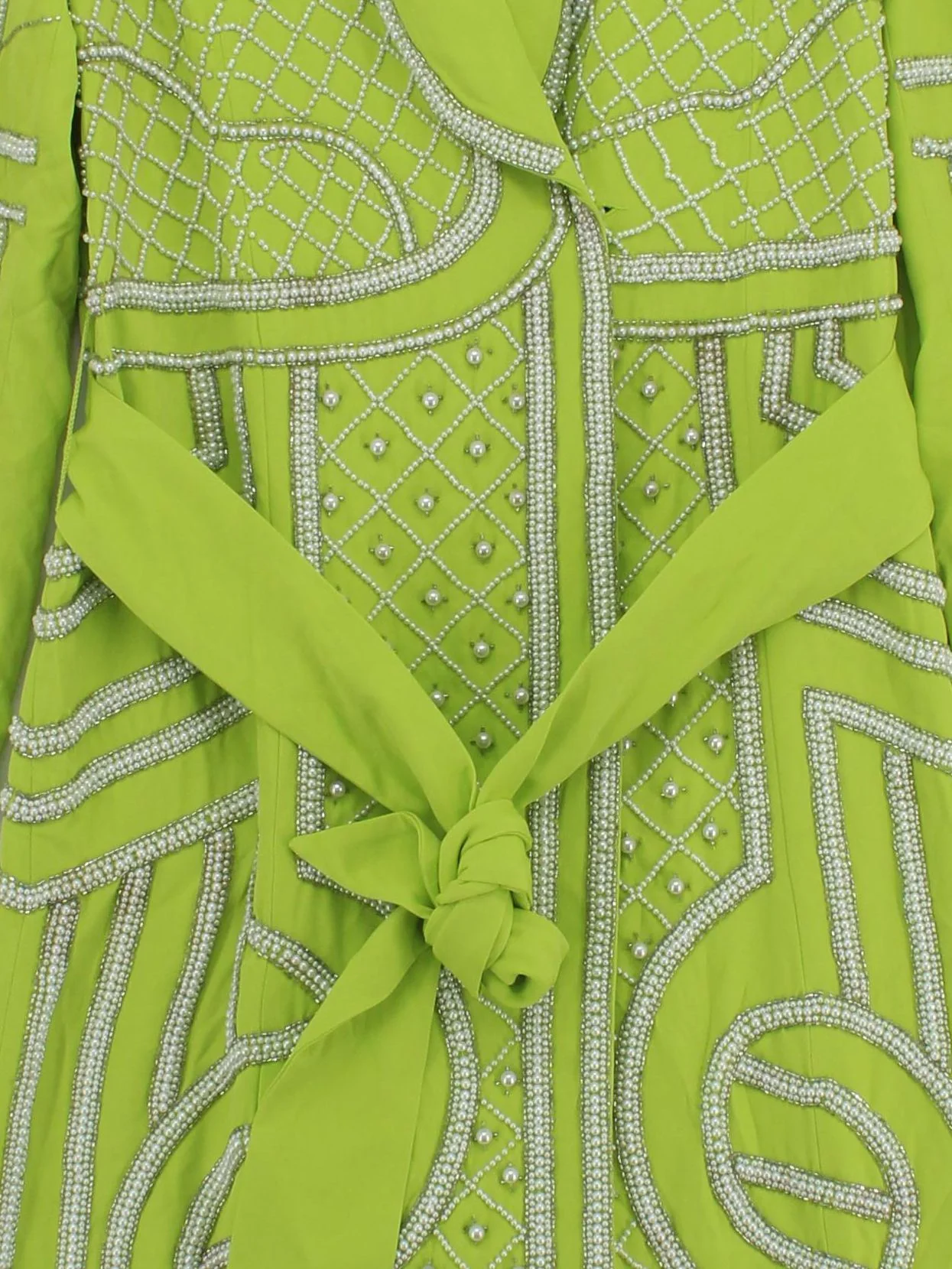 Karen Millen Women's Coat UK 10 Green Polyester with Elastane Overcoat - Image 3