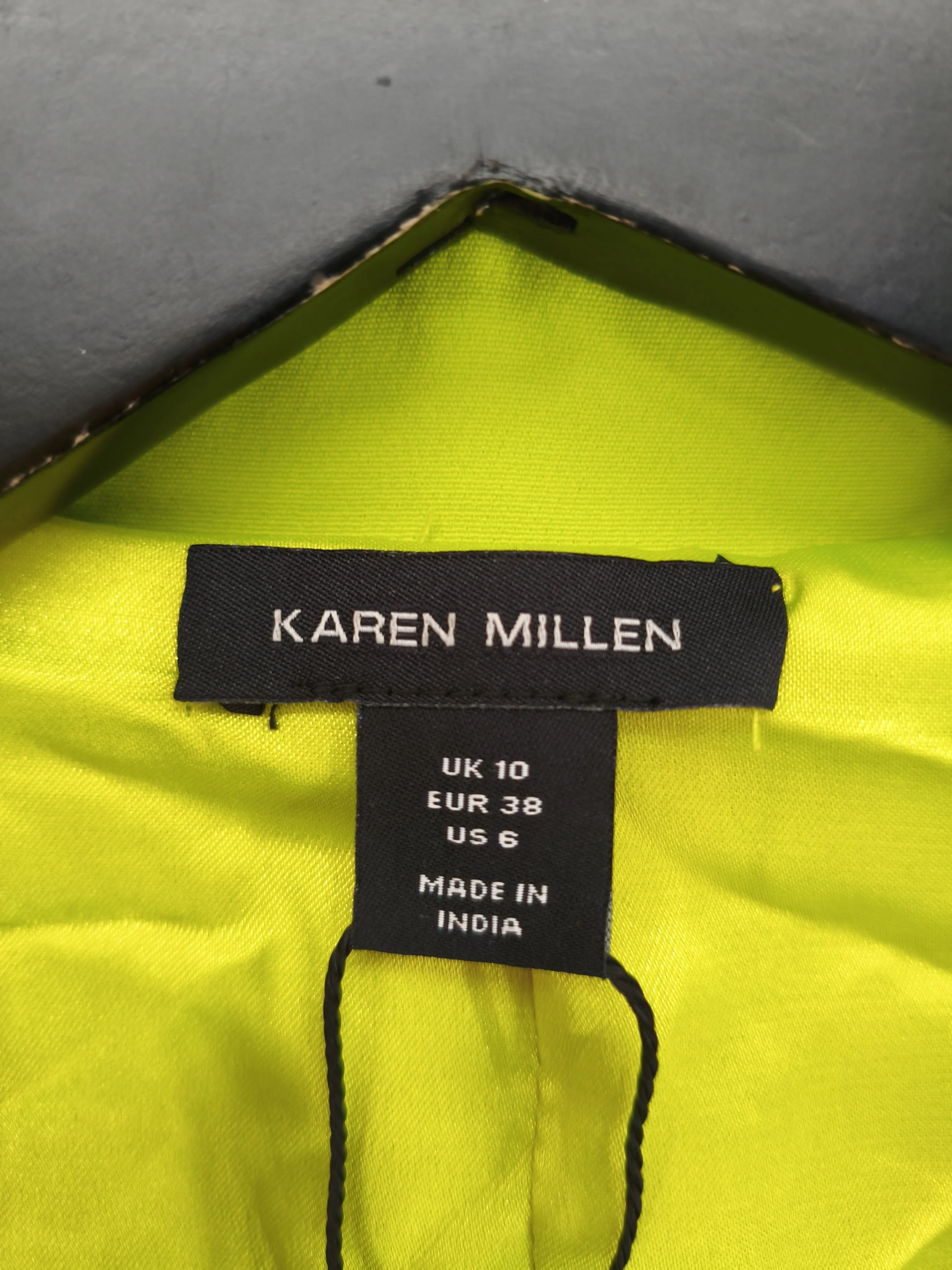 Karen Millen Women's Coat UK 10 Green Polyester with Elastane Overcoat - Image 6