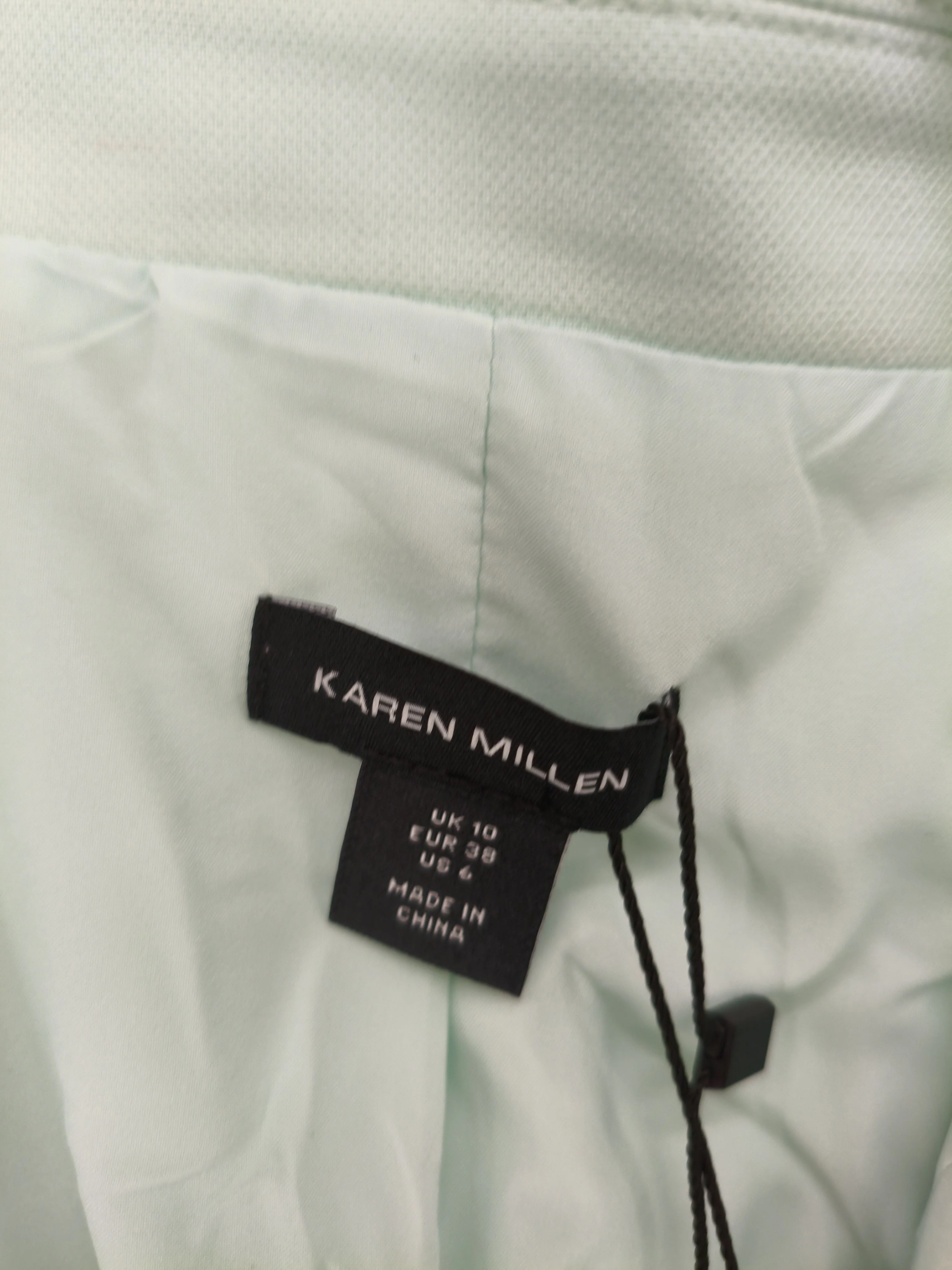 Karen Millen Women's Coat UK 10 Green Polyester with Viscose, Elastane Overcoat - Image 6