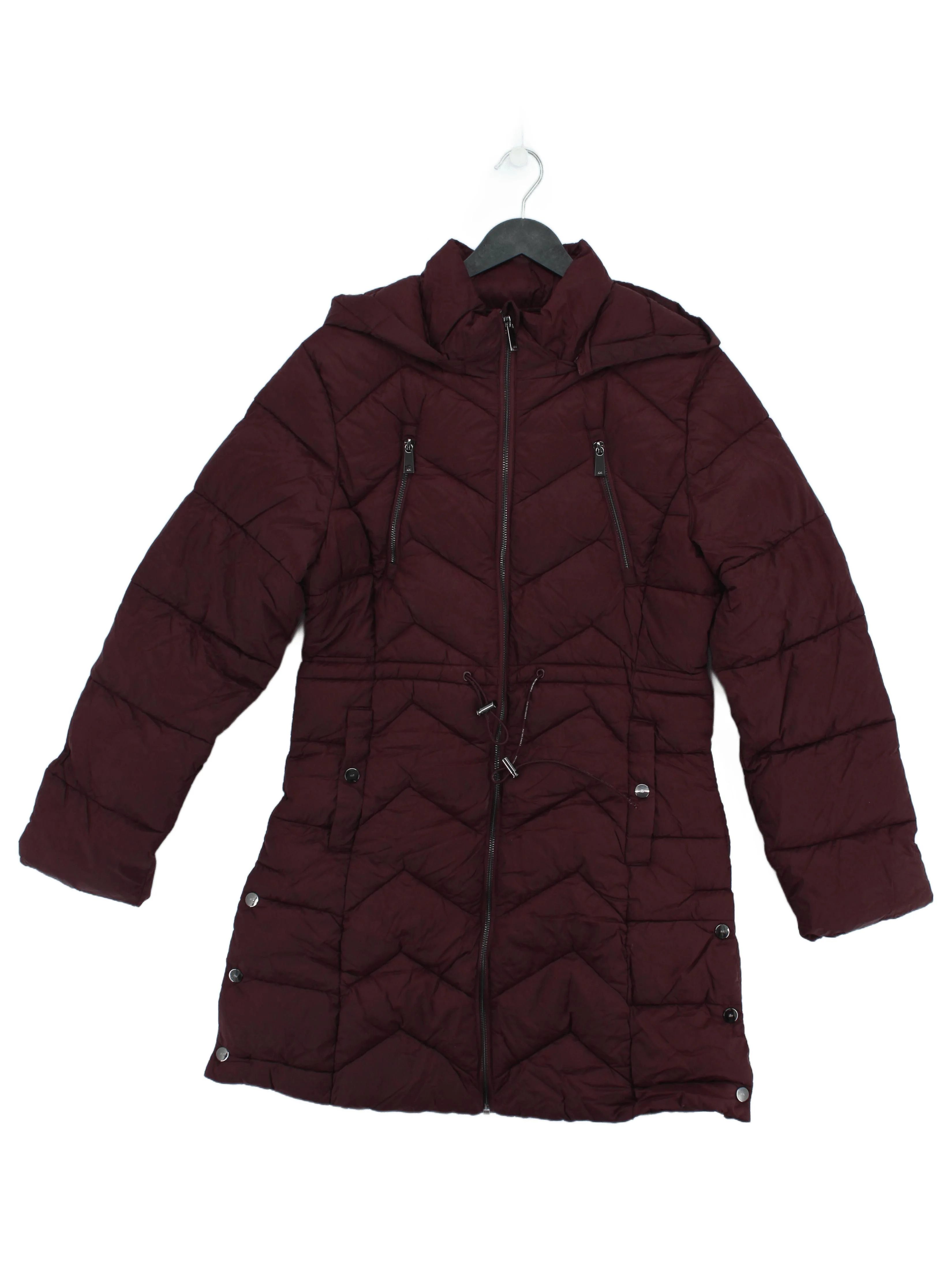 Karen Millen Women's Coat UK 10 Red 100% Other Puffer Jacket