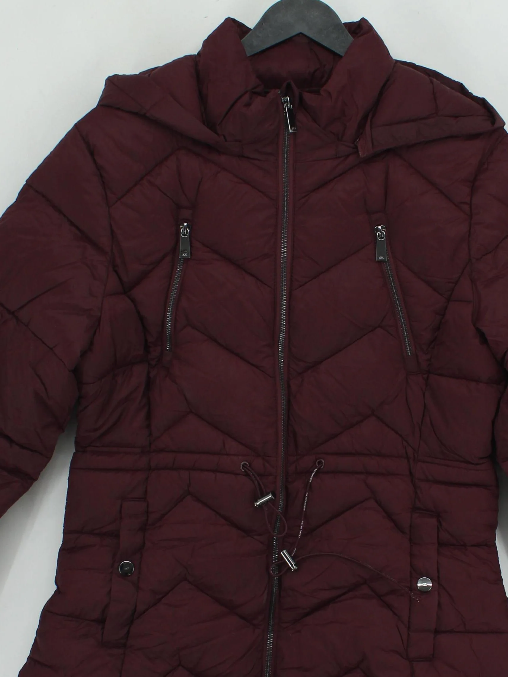 Karen Millen Women's Coat UK 10 Red 100% Other Puffer Jacket - Image 3