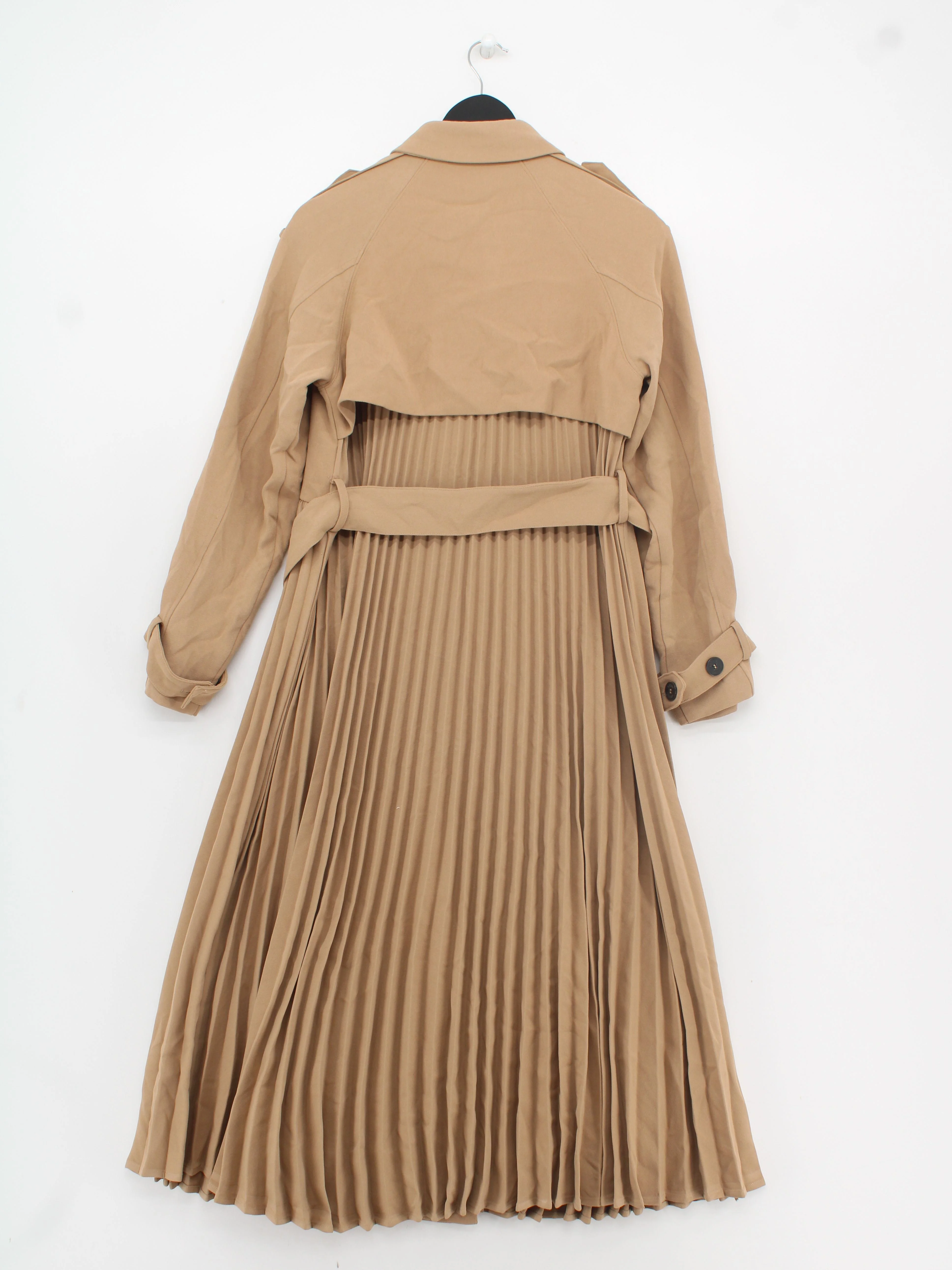 Karen Millen Women's Coat UK 10 Tan 100% Polyester Overcoat - Image 2