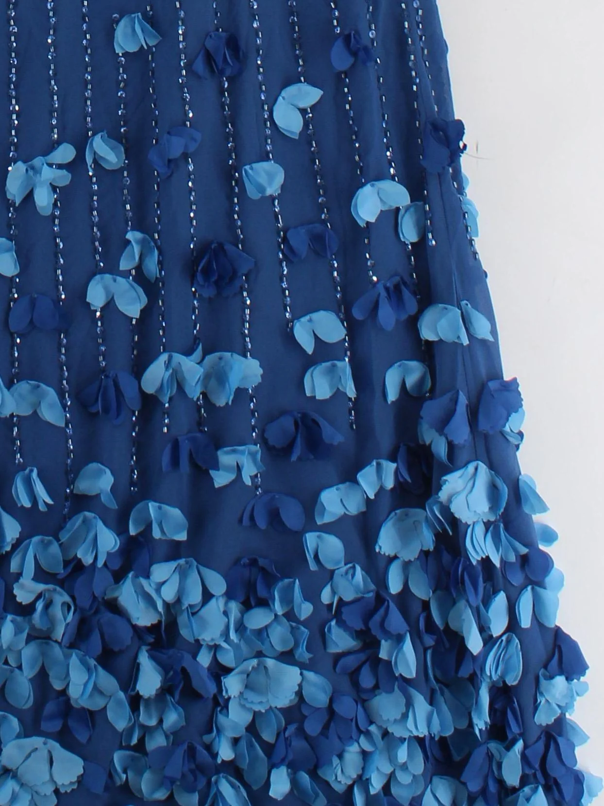 Karen Millen Women's Coat UK 12 Blue Floral 100% Polyester Overcoat - Image 4