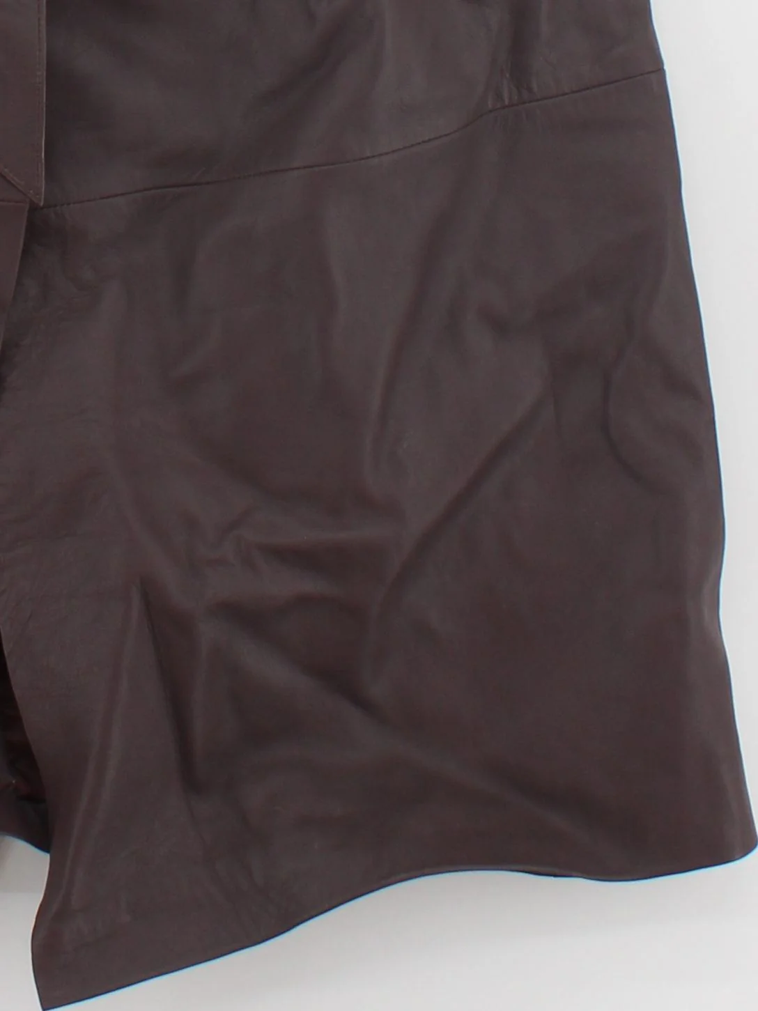 Karen Millen Women's Coat UK 12 Brown Leather with Polyester Trench Coat - Image 4