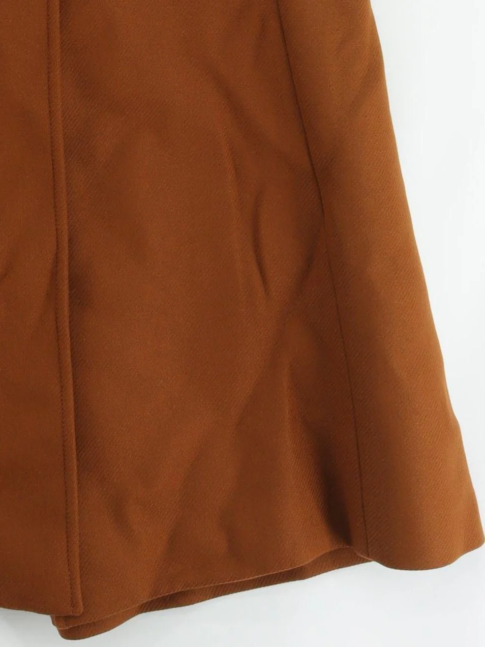 Karen Millen Women's Coat UK 12 Brown Wool with Polyamide Overcoat - Image 4