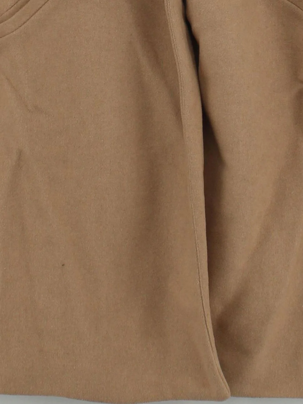 Karen Millen Women's Coat UK 12 Tan Wool with Polyamide Overcoat - Image 4