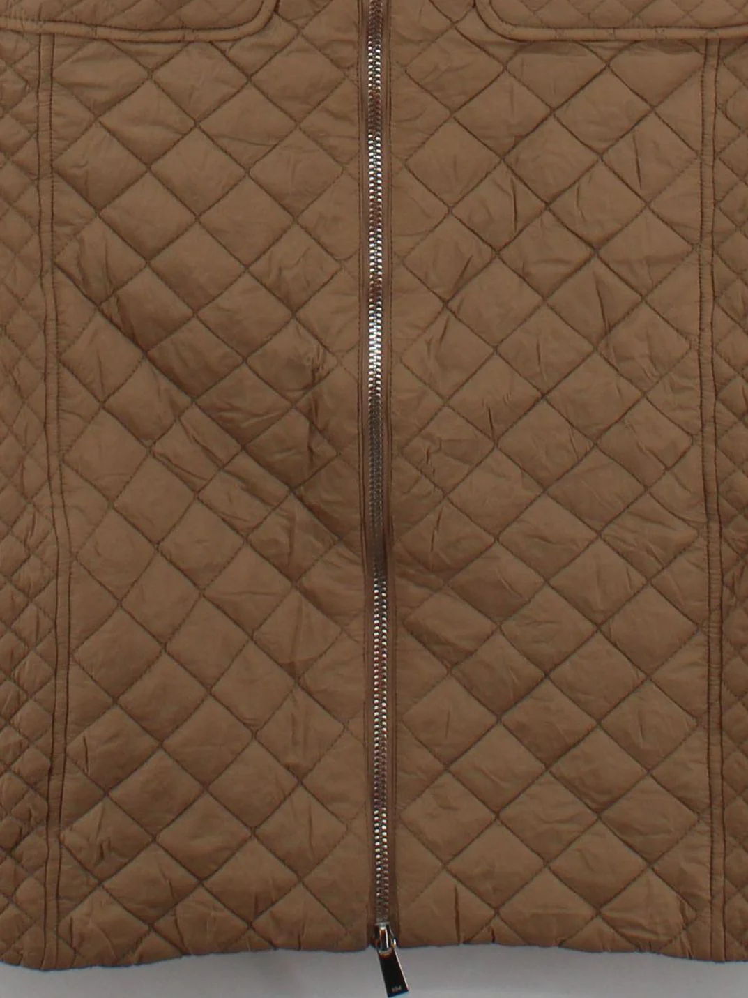 Karen Millen Women's Coat UK 6 Brown Polyester with Nylon Quilted - Image 4