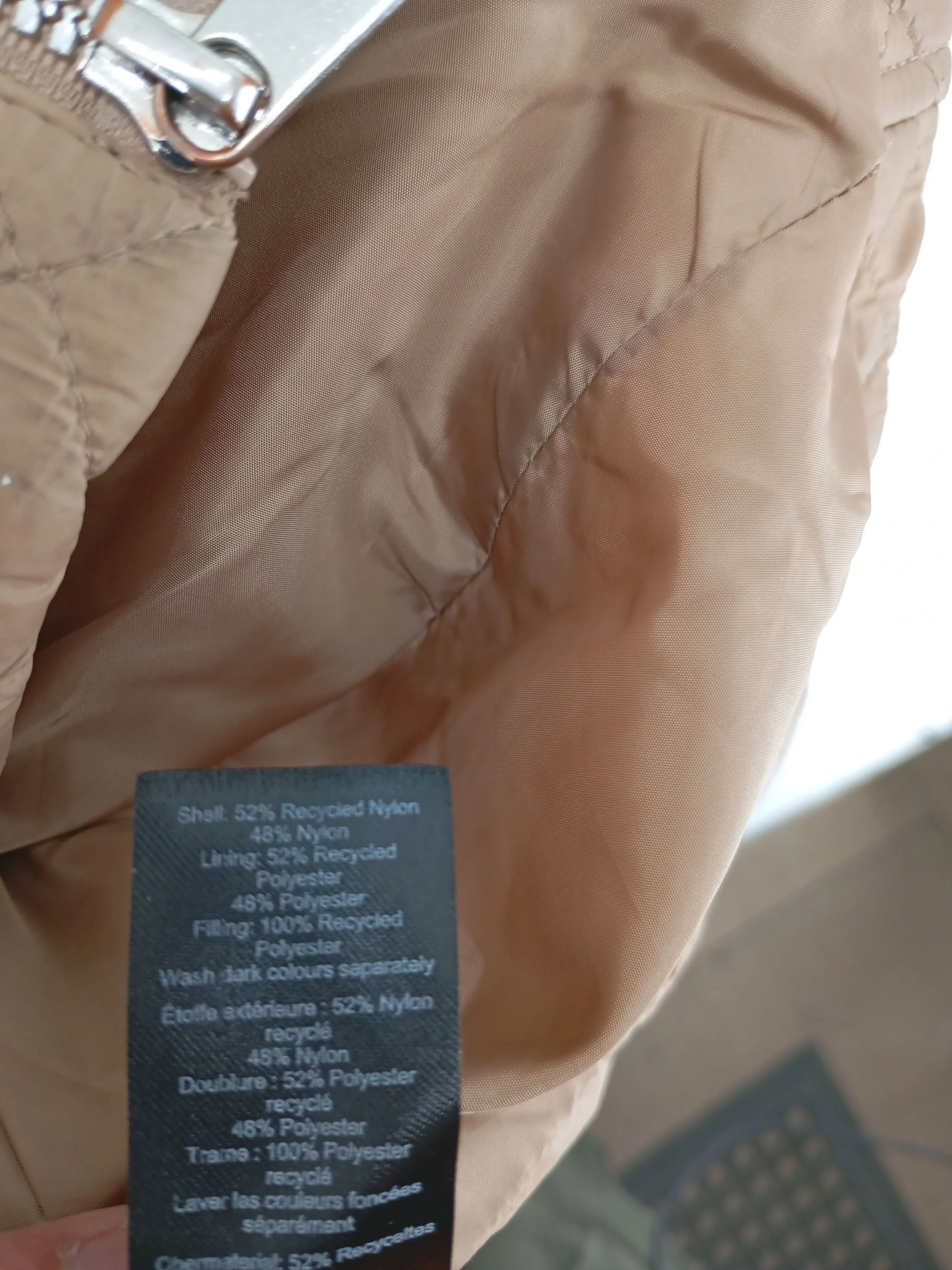Karen Millen Women's Coat UK 6 Brown Polyester with Nylon Quilted - Image 7