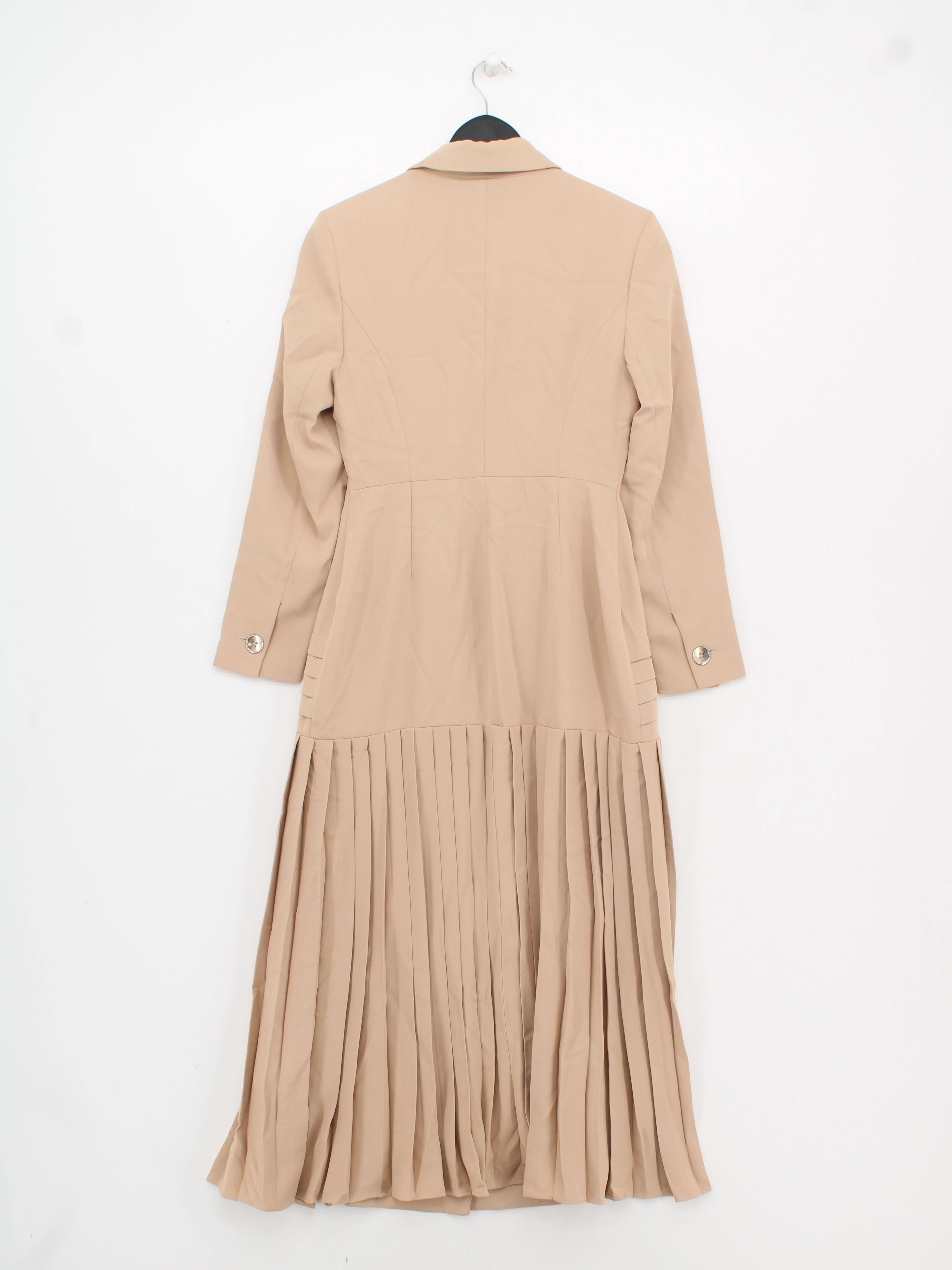 Karen Millen Women's Coat UK 8 Tan 100% Polyester Trench Coat - Image 2