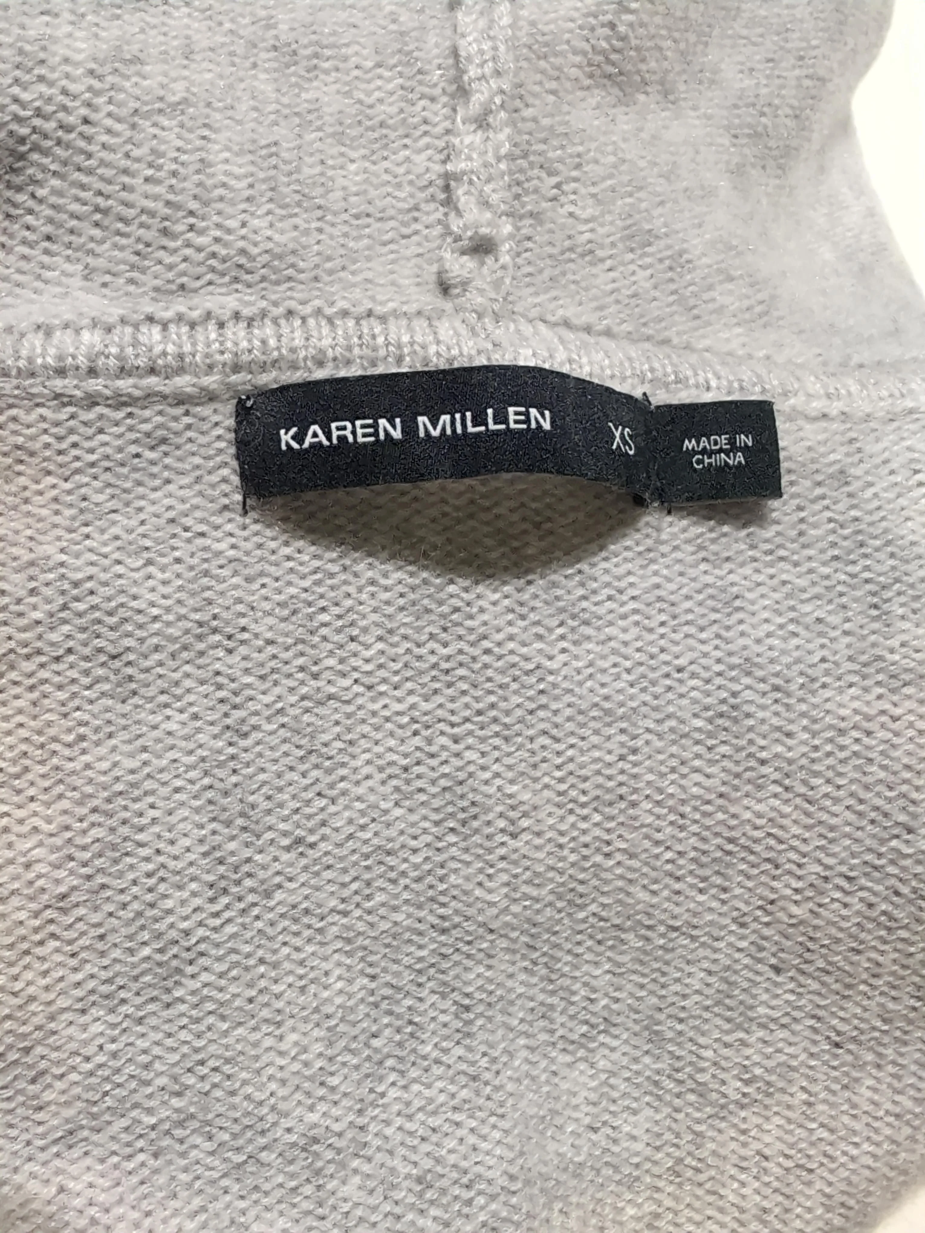 Karen Millen Women's Hoodie XS Grey 100% Cashmere Pullover - Image 5