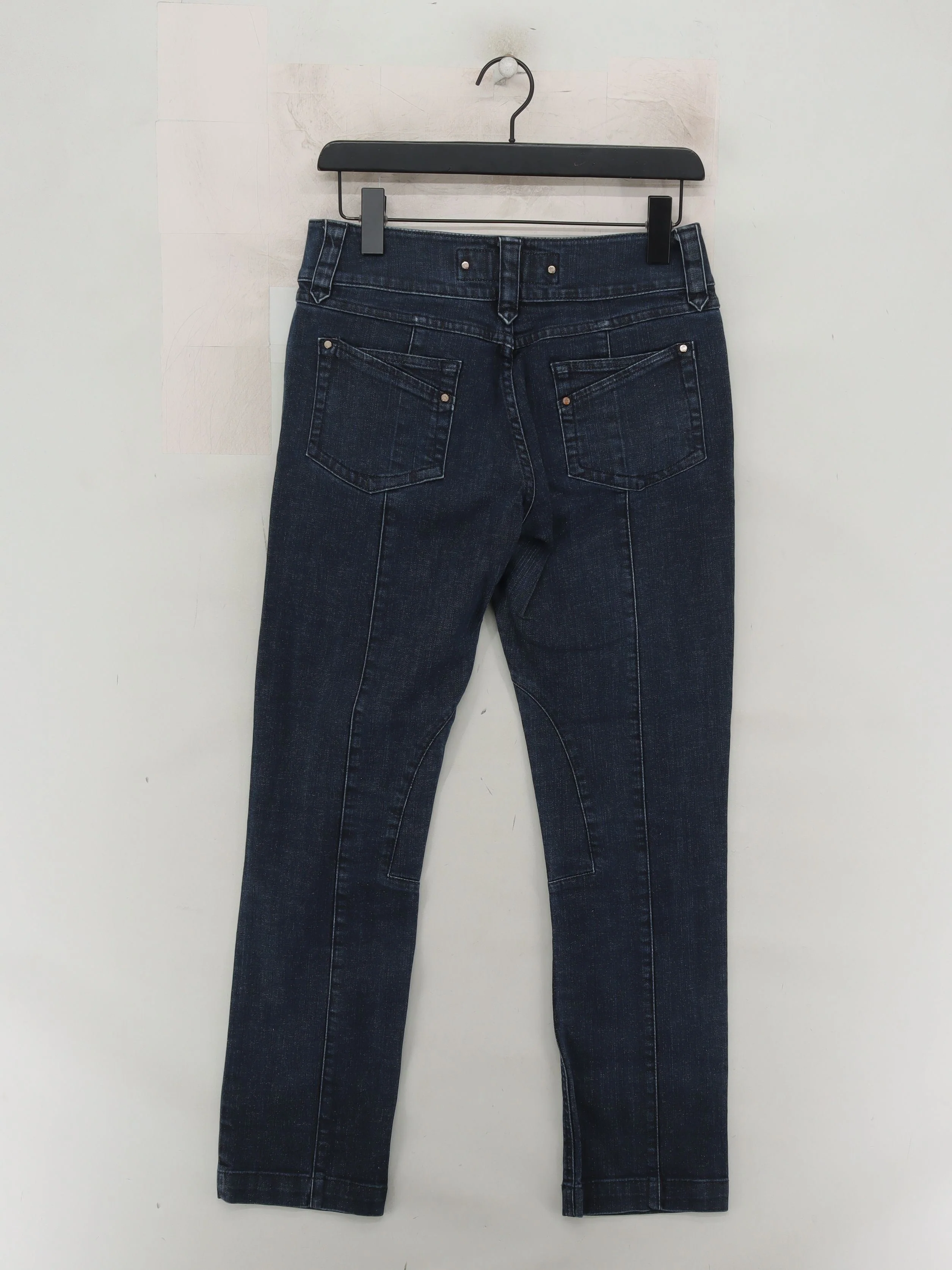 Karen Millen Women's Jeans UK 12 Blue Cotton with Elastane Straight - Image 2