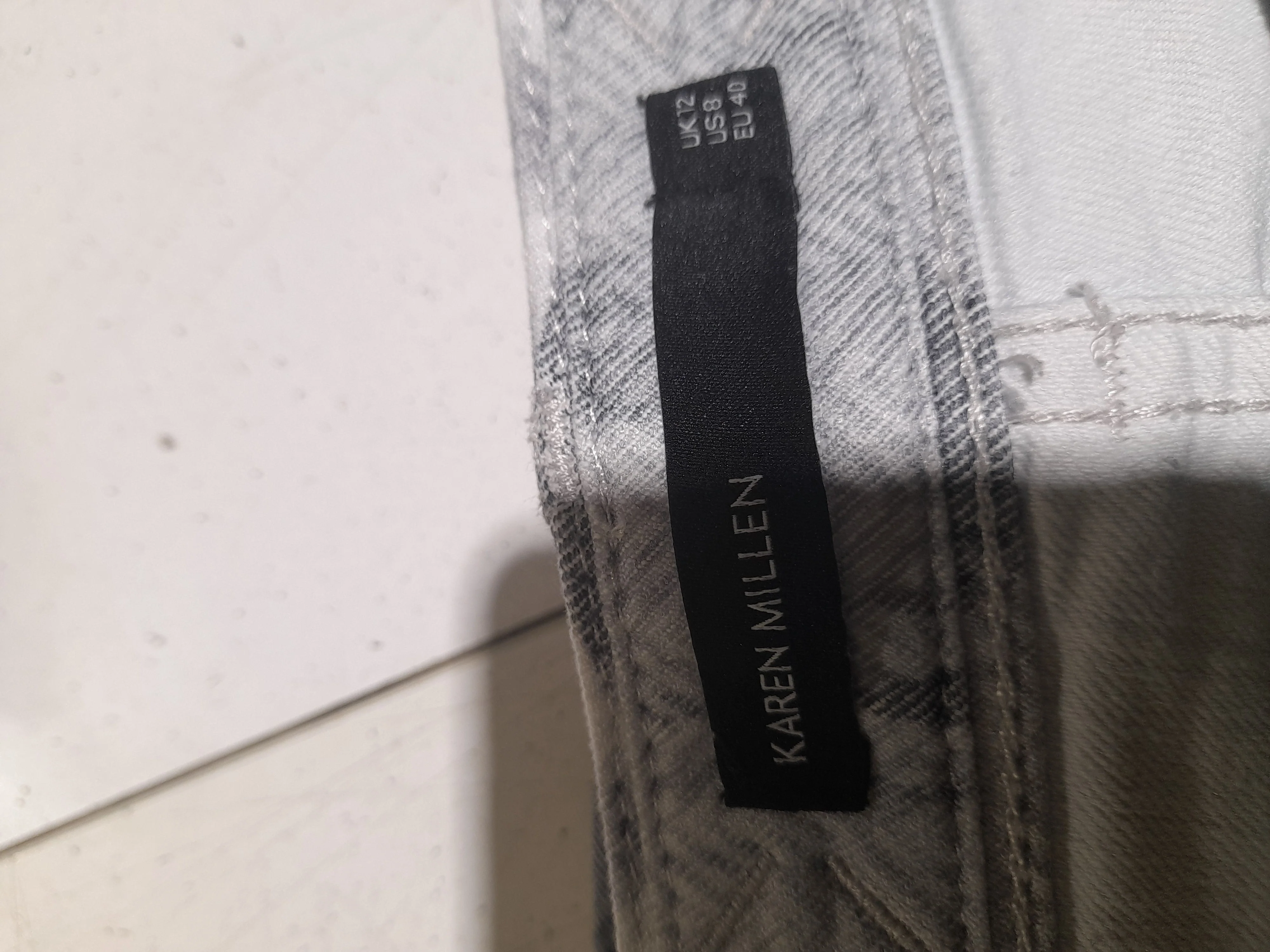 Karen Millen Women's Jeans UK 12 Multi Cotton with Polyester, Elastane Skinny - Image 5
