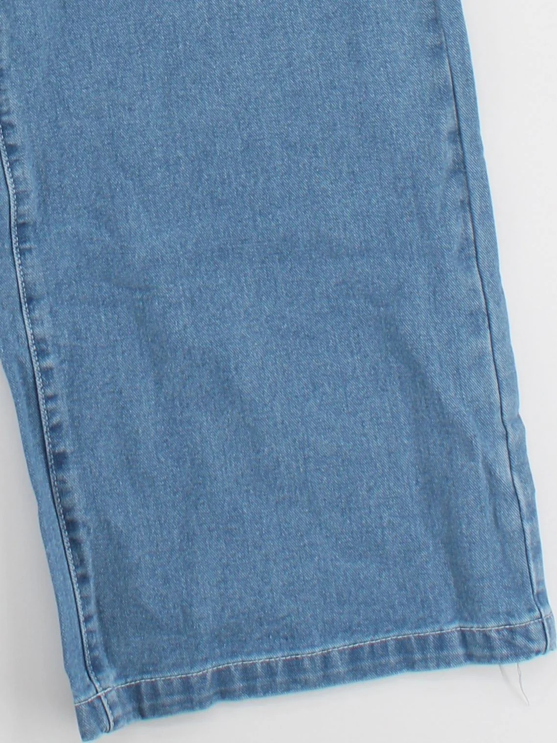 Karen Millen Women's Jeans UK 8 Blue Cotton with Viscose, Lyocell Modal Wide-Leg - Image 4