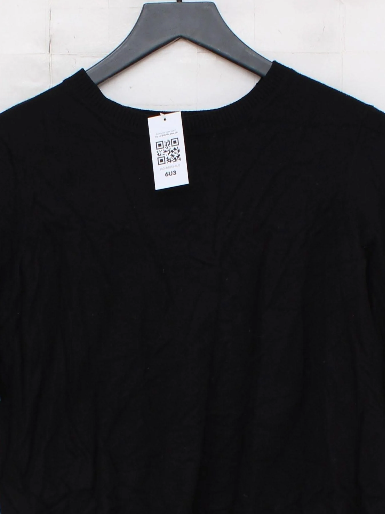 Karen Millen Women's Jumper M Black Viscose with Polyester Pullover - Image 3