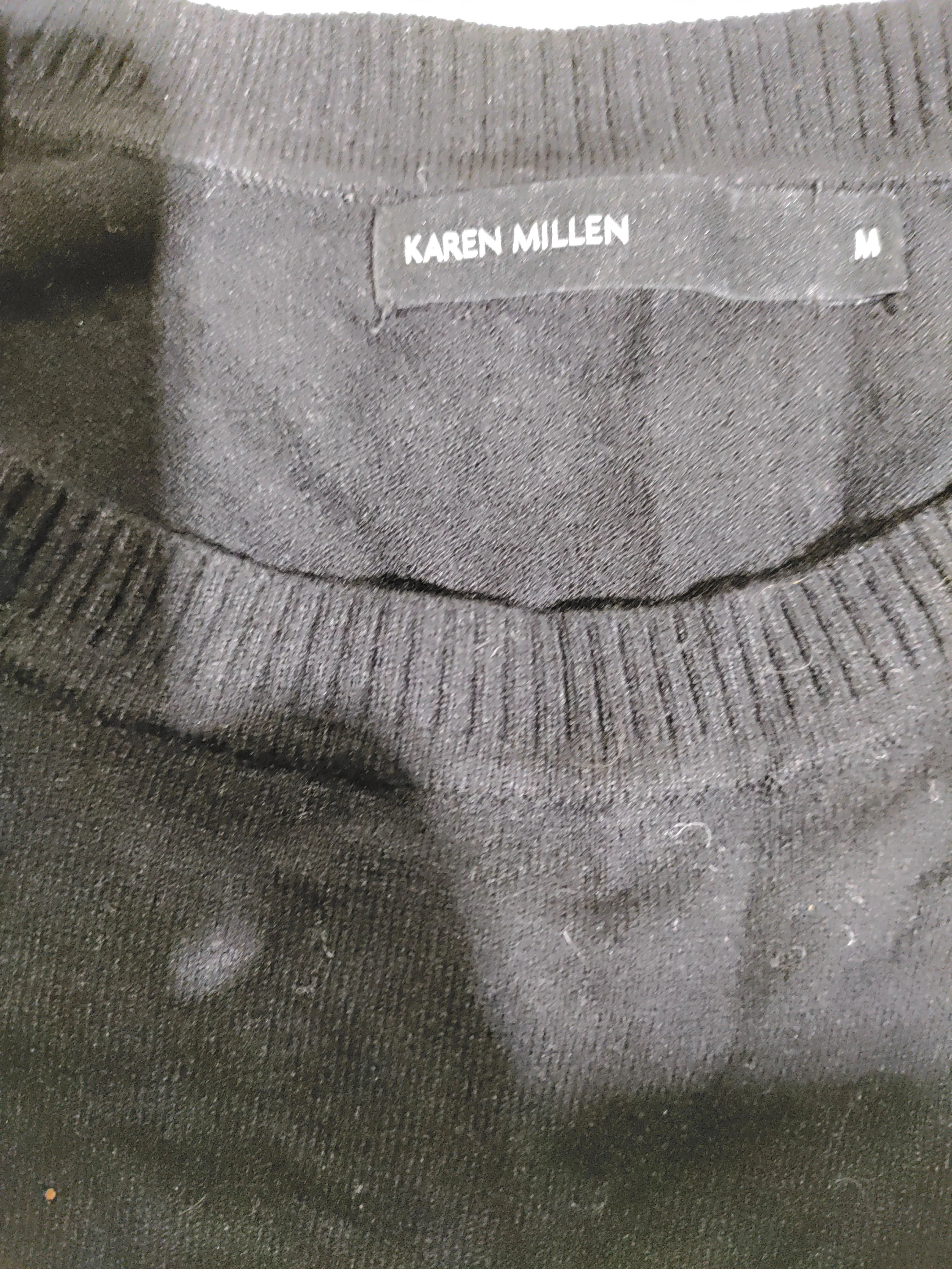 Karen Millen Women's Jumper M Black Viscose with Polyester Pullover - Image 5