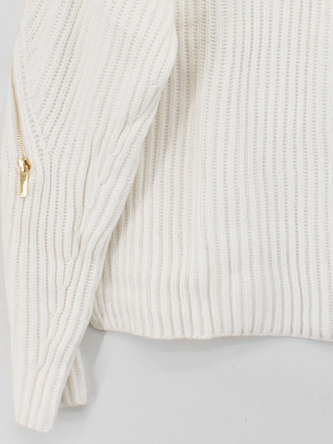 Karen Millen Women's Jumper M Cream Cotton New with tags - Image 5