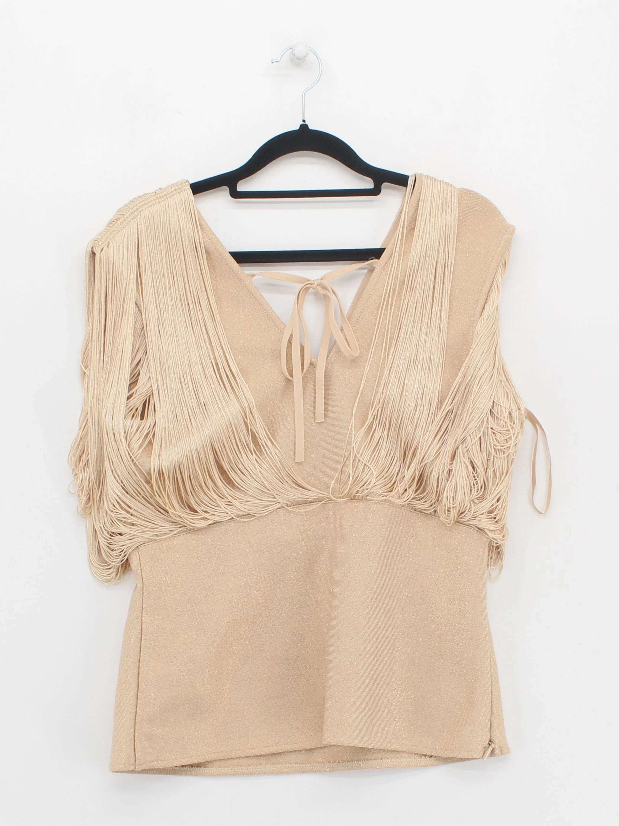 Karen Millen Women's Jumper M Tan Polyester with Elastane Vest New with tags - Image 2