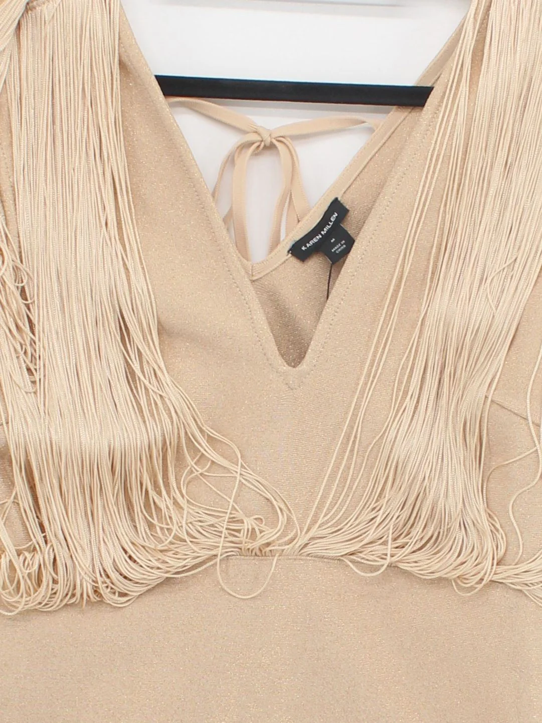 Karen Millen Women's Jumper M Tan Polyester with Elastane Vest New with tags - Image 3