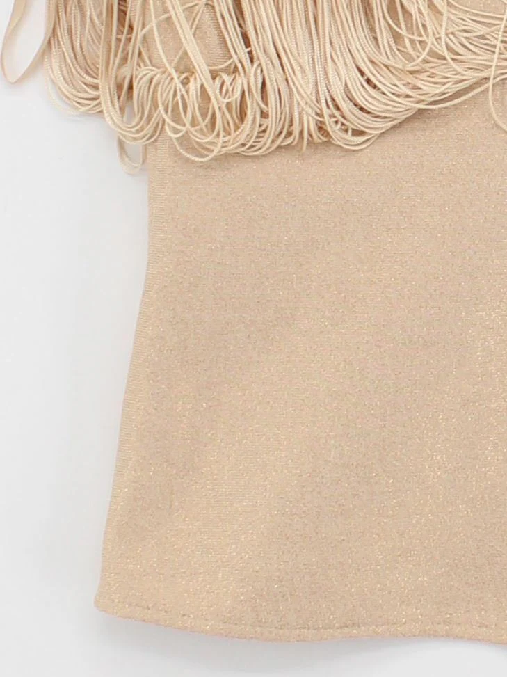 Karen Millen Women's Jumper M Tan Polyester with Elastane Vest New with tags - Image 4
