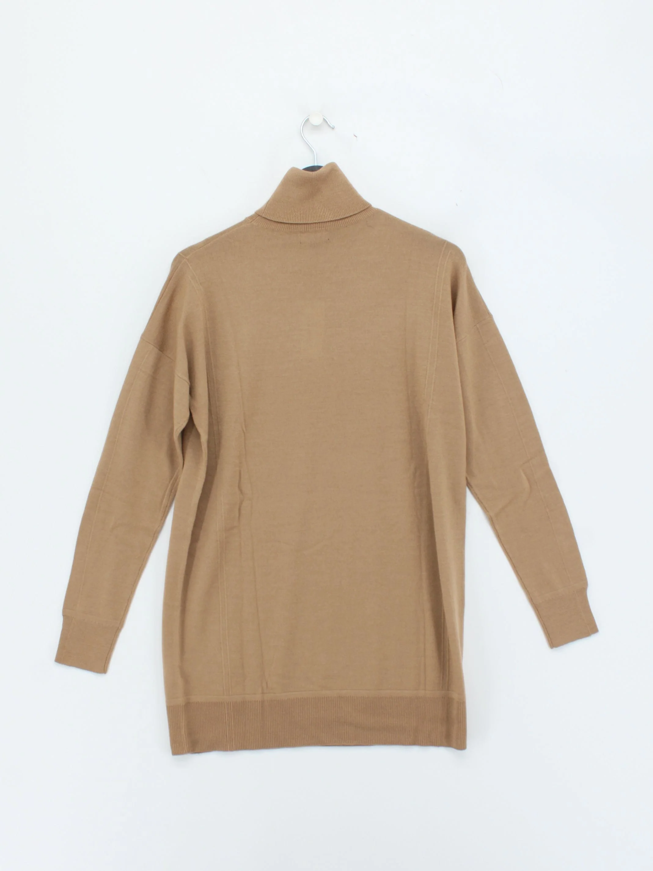 Karen Millen Women's Jumper S Tan Wool with Polyamide Pullover New with tags - Image 3