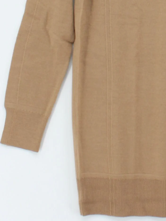 Karen Millen Women's Jumper S Tan Wool with Polyamide Pullover New with tags - Image 5