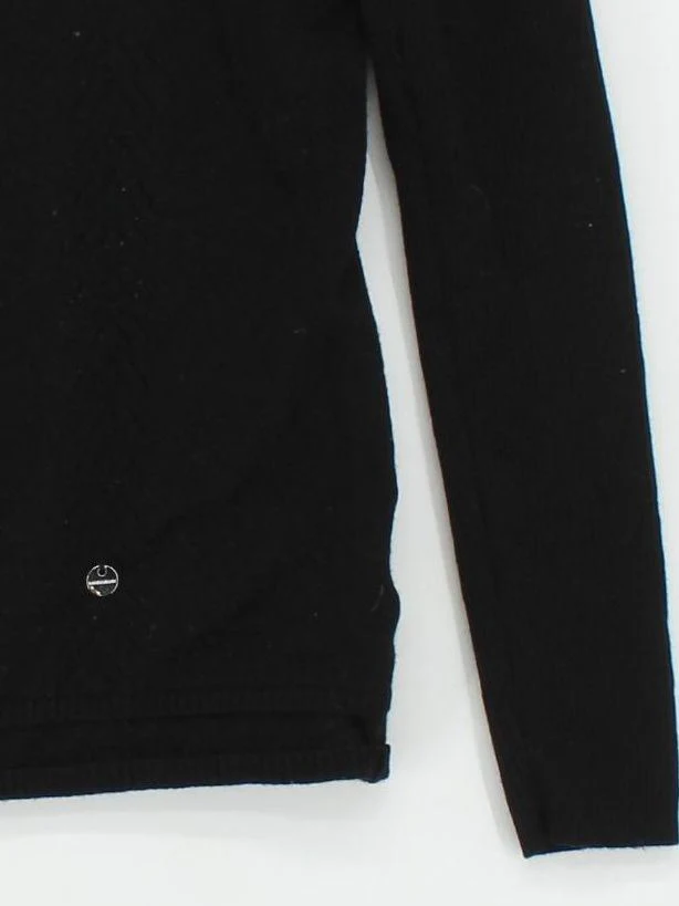 Karen Millen Women's Jumper UK 12 Black Wool with Polyamide, Elastane Pullover - Image 4