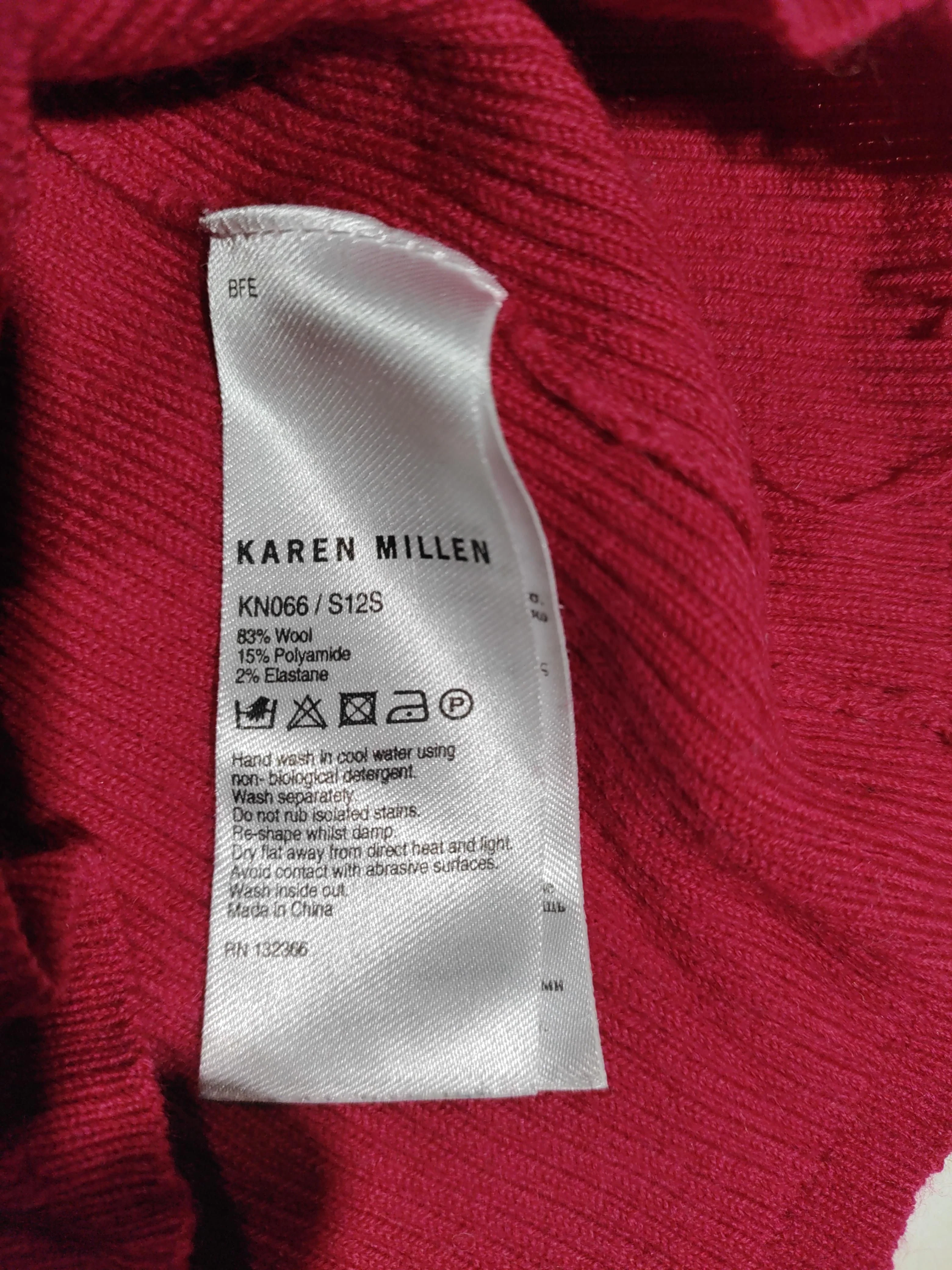 Karen Millen Women's Jumper UK 12 Multi Wool with Polyamide, Elastane Pullover - Image 7