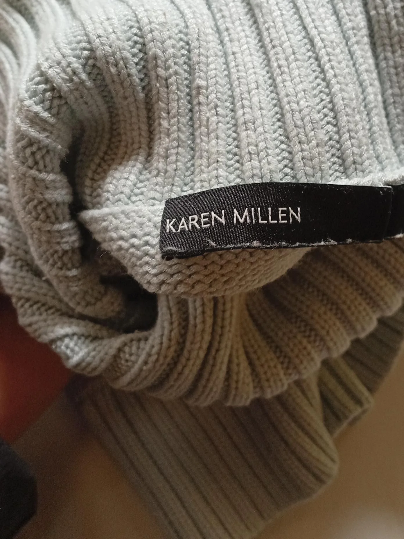 Karen Millen Women's Jumper UK 14 Blue Viscose - Image 6