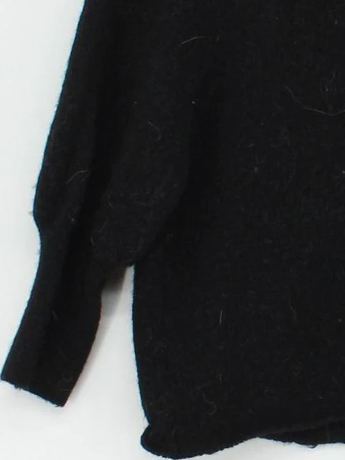 Karen Millen Women's Jumper XS Black 100% Wool High Neck Pullover - Image 4