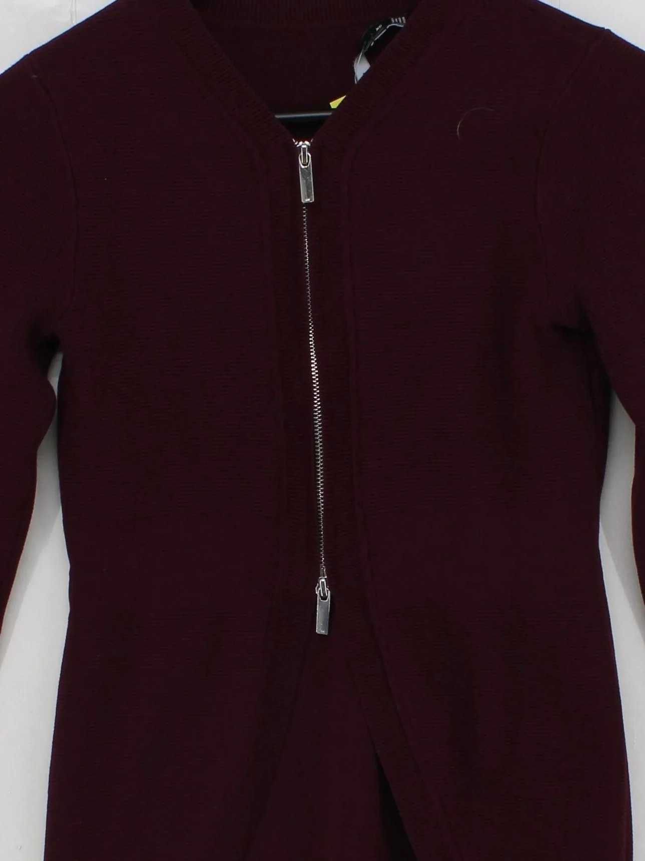 Karen Millen Women's Jumper XS Red Viscose with Polyester V-Neck Pullover - Image 3