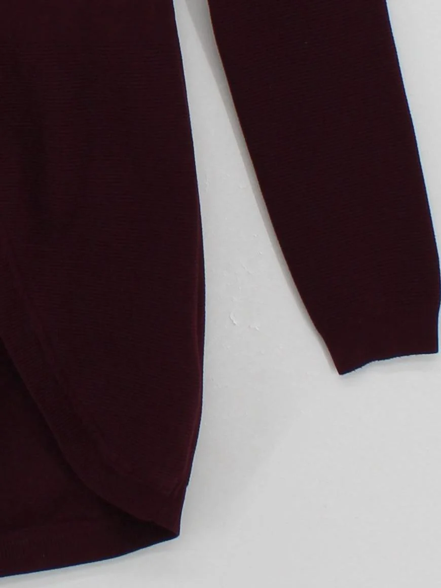 Karen Millen Women's Jumper XS Red Viscose with Polyester V-Neck Pullover - Image 4