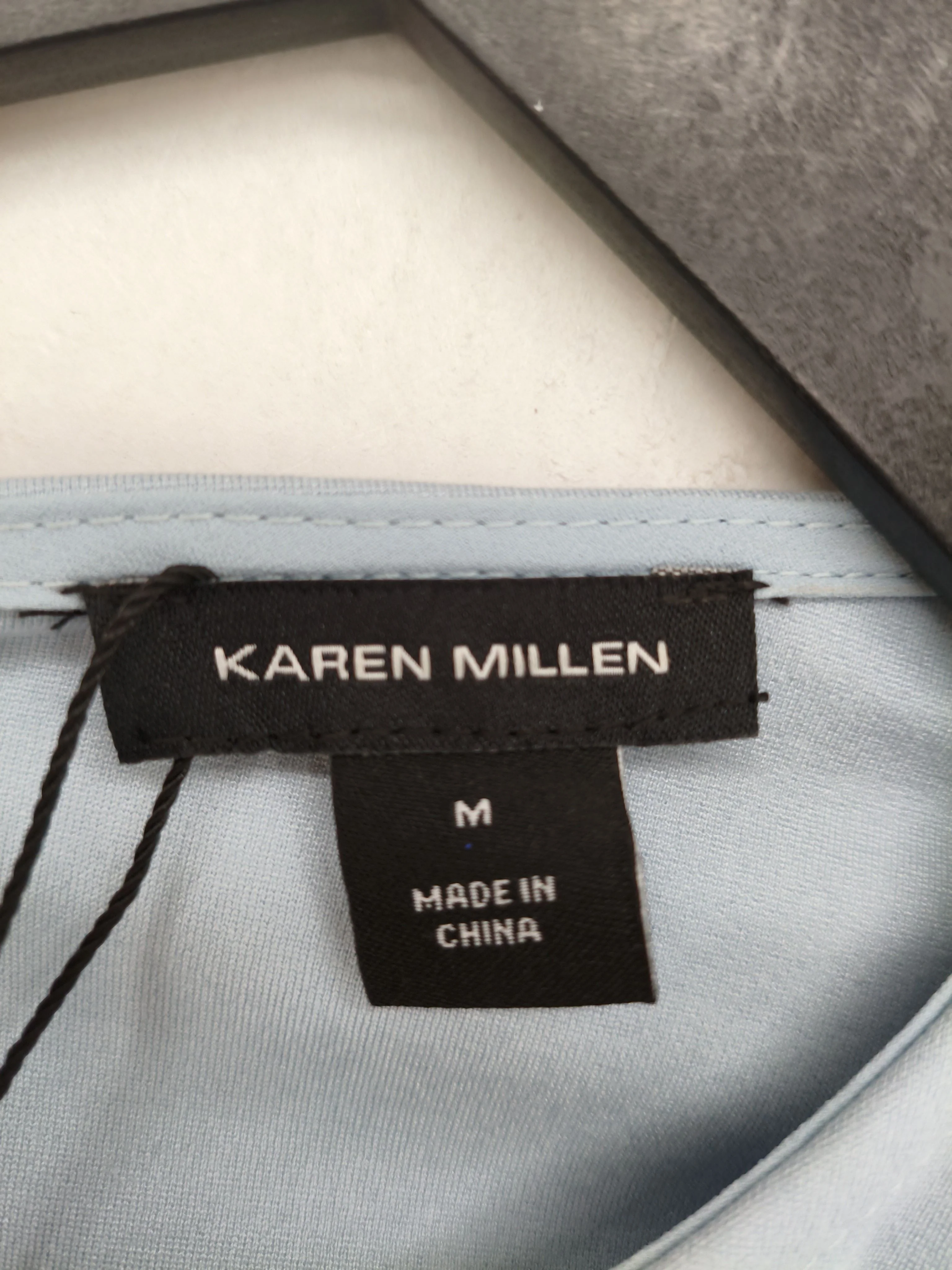 Karen Millen Women's Jumpsuit M Blue Viscose with Polyamide, Elastane Jumpsuit - Image 6