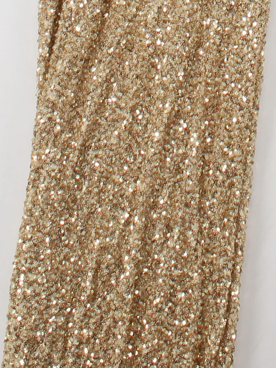 Karen Millen Women's Jumpsuit M Gold Polyester with Elastane, Polyamide Jumpsuit - Image 4