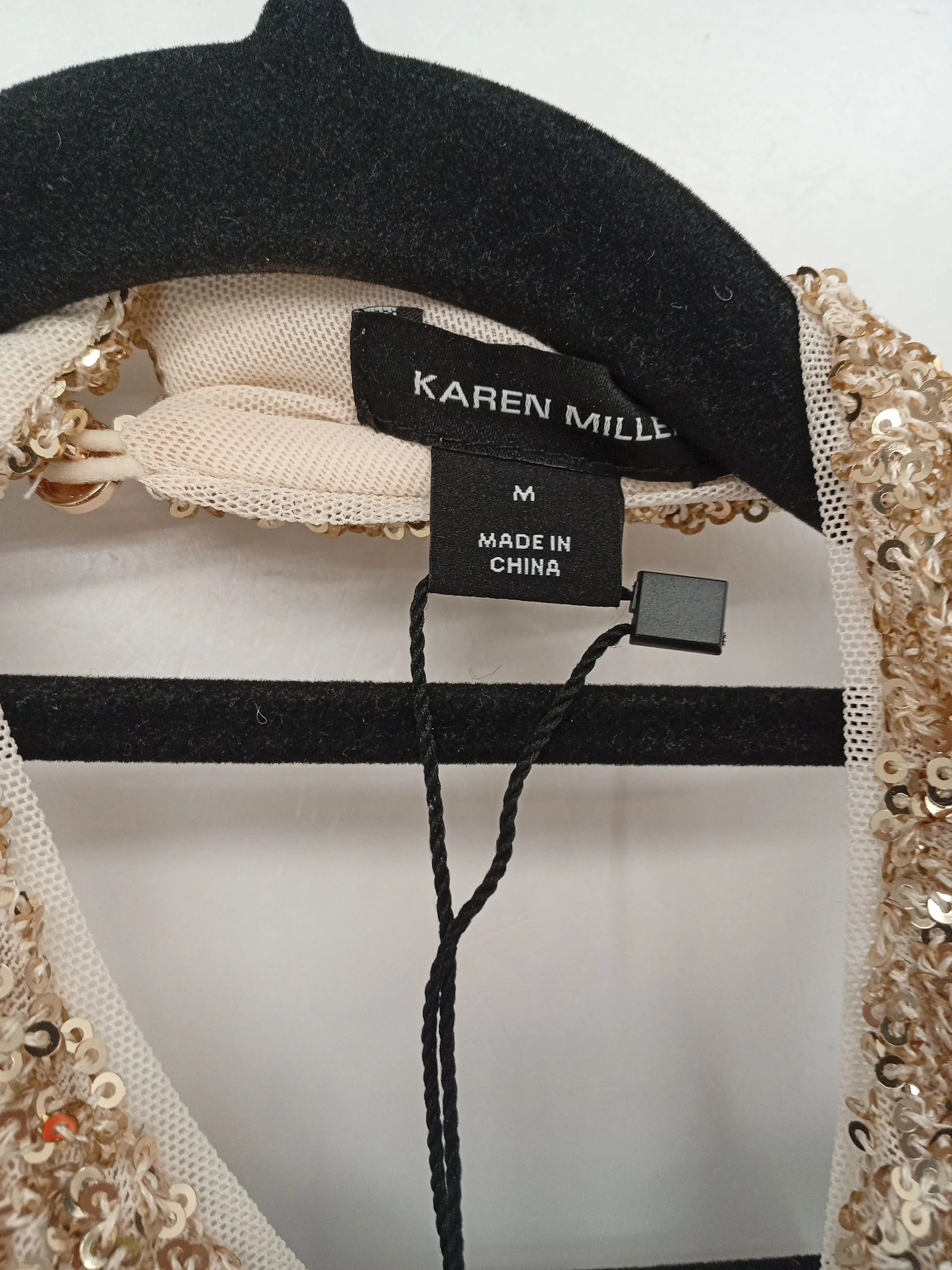 Karen Millen Women's Jumpsuit M Gold Polyester with Elastane, Polyamide Jumpsuit - Image 6