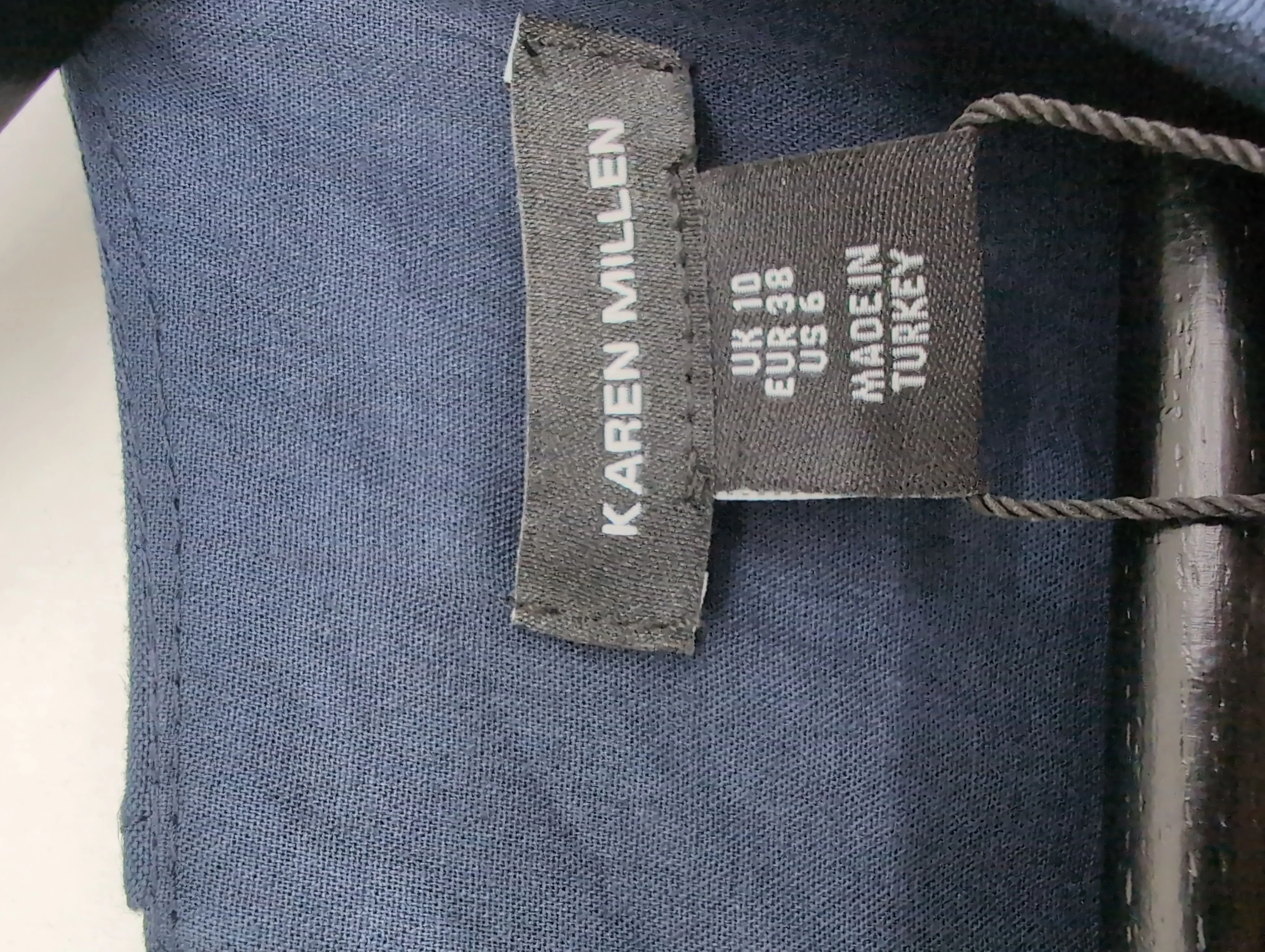 Karen Millen Women's Jumpsuit UK 10 Blue Linen New with tags - Image 5