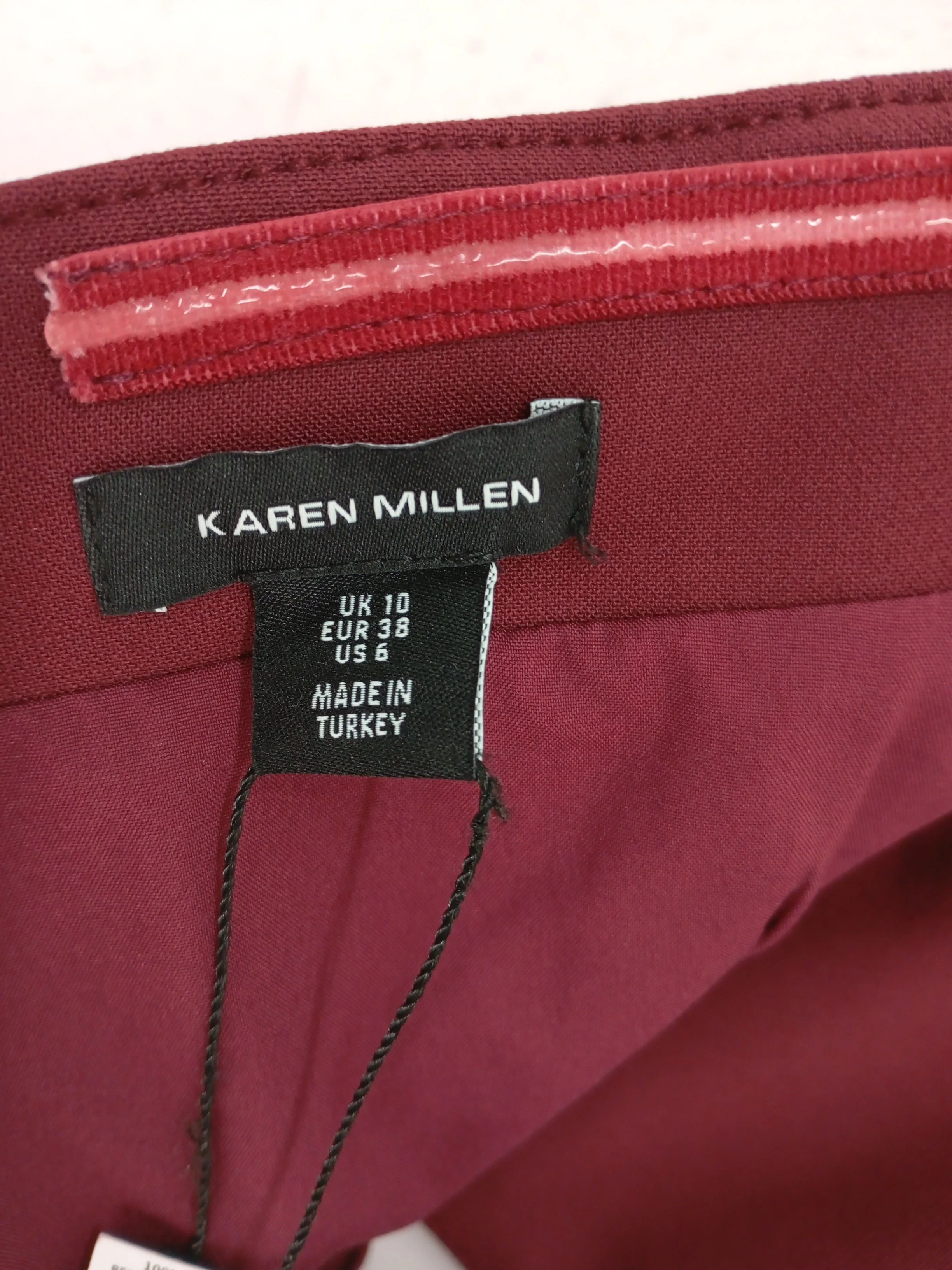 Karen Millen Women's Jumpsuit UK 10 Red Polyester - Image 6