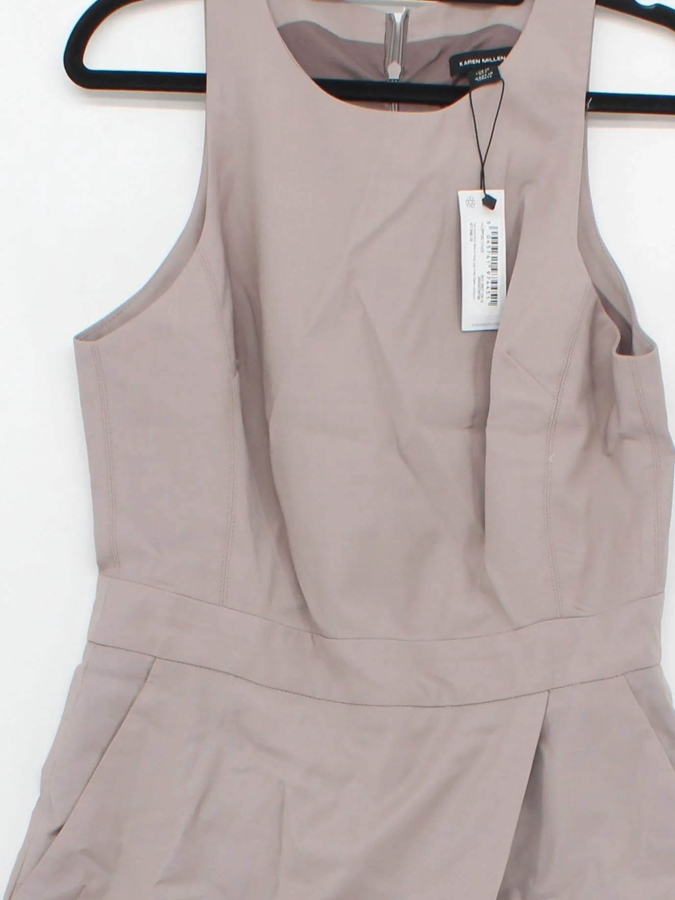 Karen Millen Women's Jumpsuit UK 10 Tan Polyester with Wool, Elastane Jumpsuit - Image 4