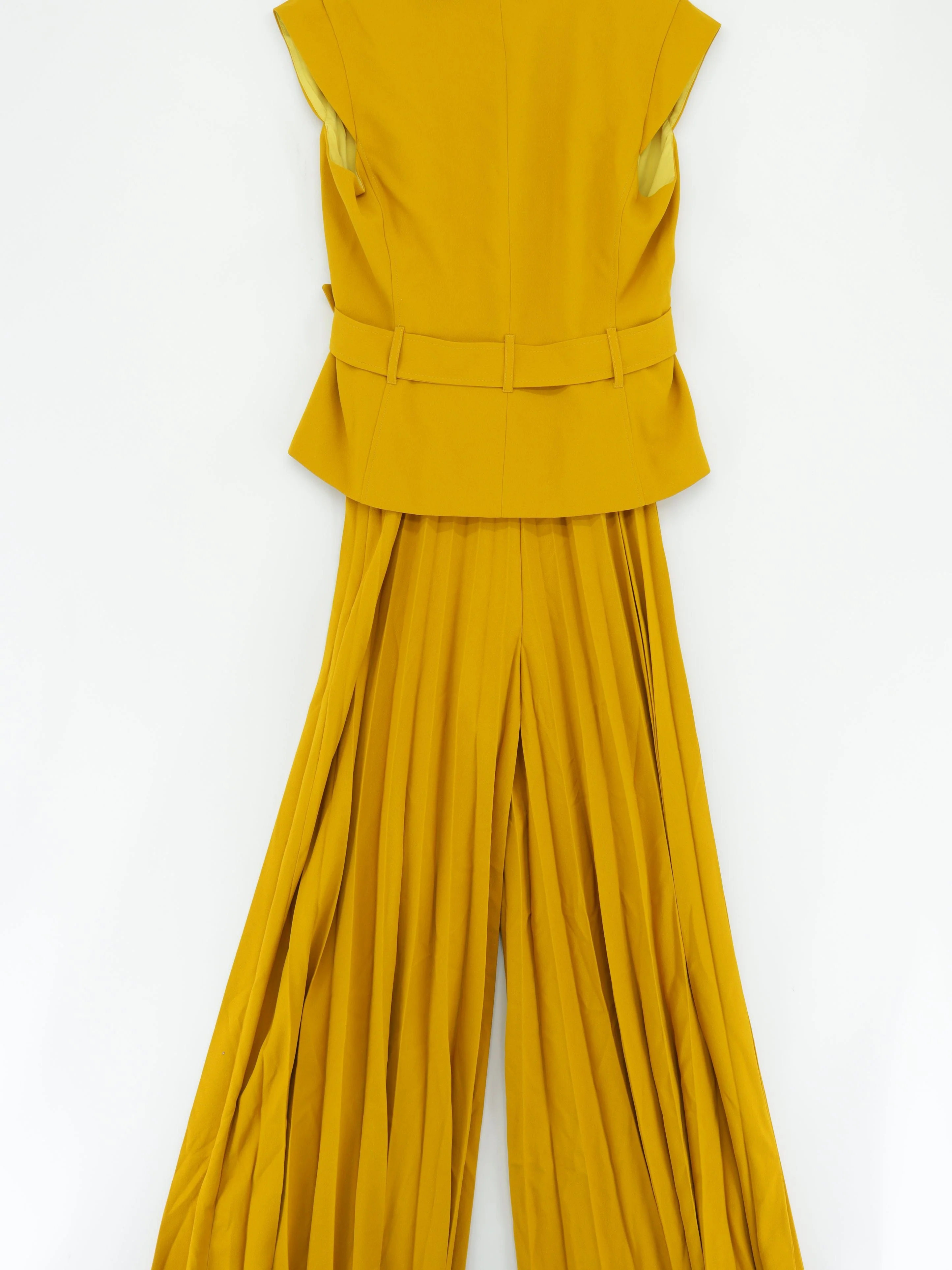 Karen Millen Women's Jumpsuit UK 10 Yellow 100% Polyester Jumpsuit New with tags - Image 3