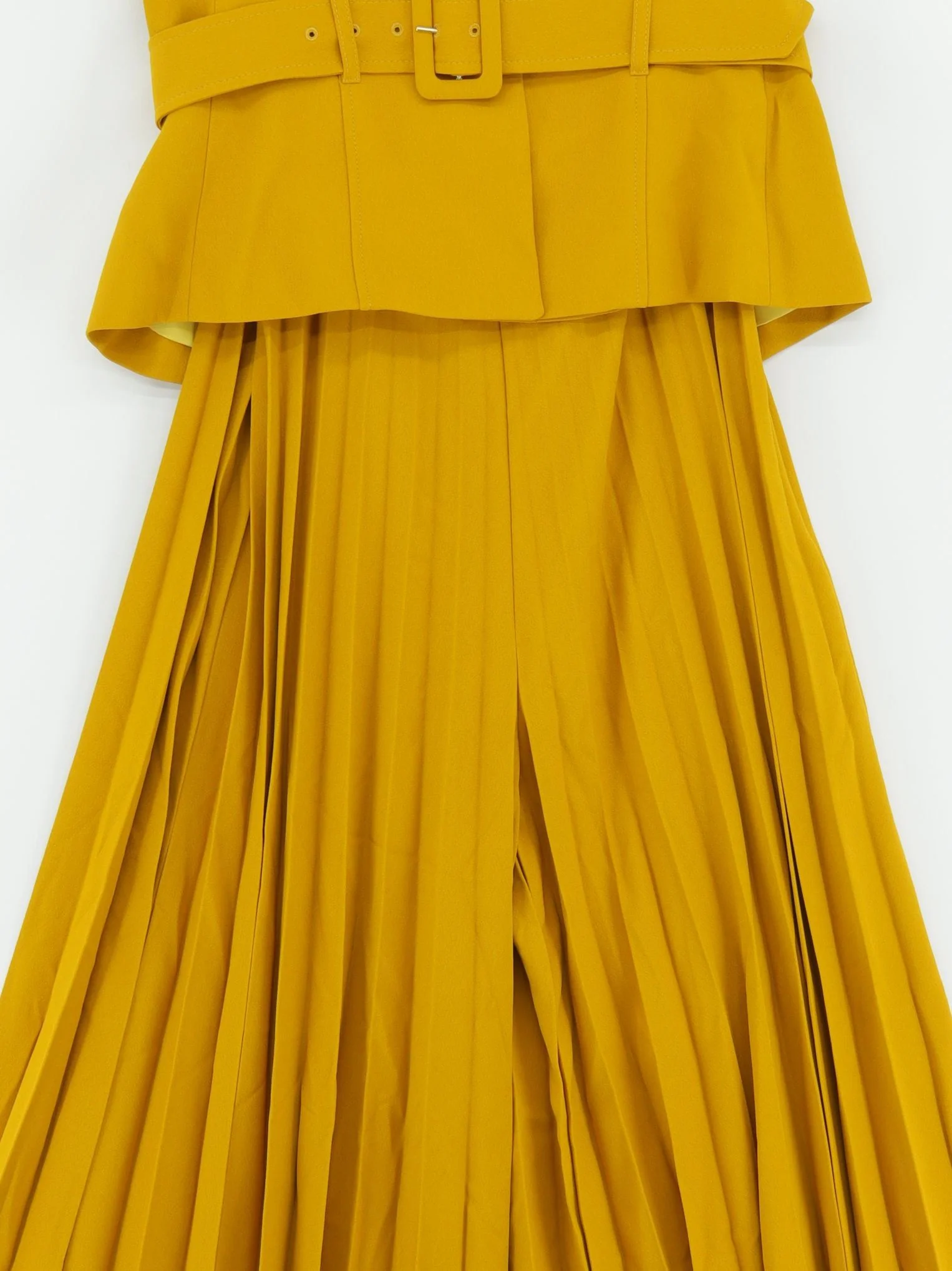 Karen Millen Women's Jumpsuit UK 10 Yellow 100% Polyester Jumpsuit New with tags - Image 4
