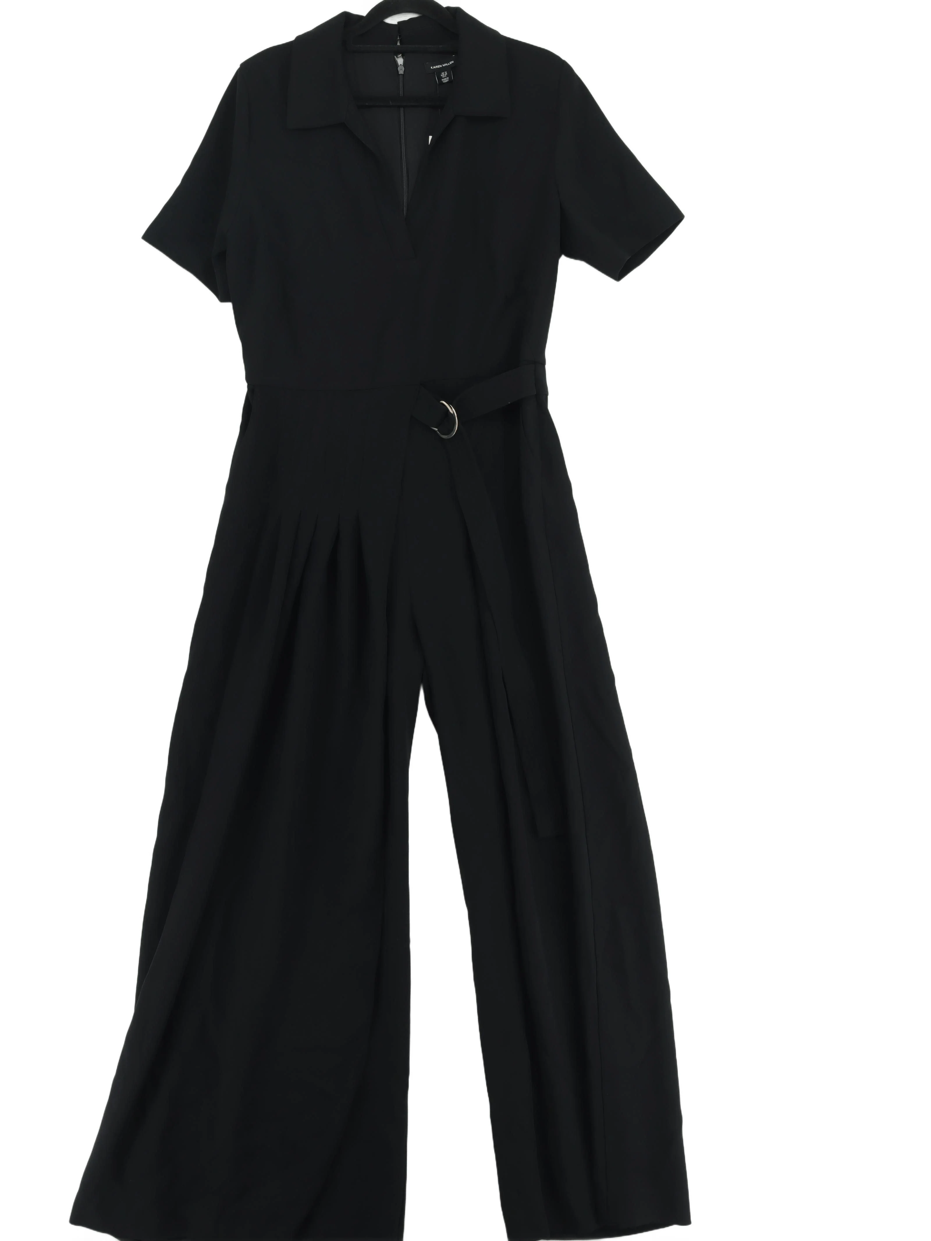 Karen Millen Women's Jumpsuit UK 12 Black 100% Polyester Jumpsuit New with tags