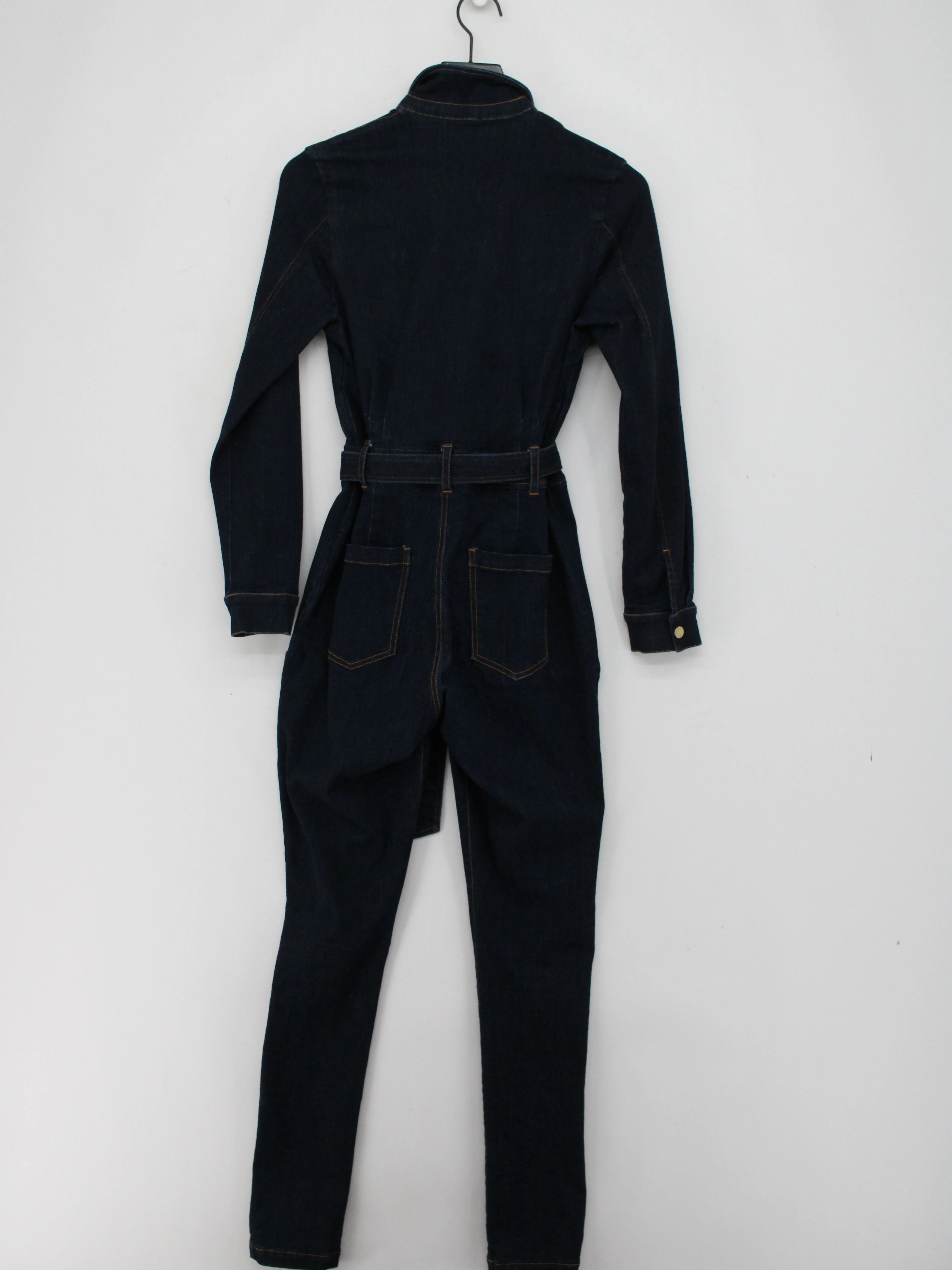 Karen Millen Women's Jumpsuit UK 12 Blue Cotton - Image 2