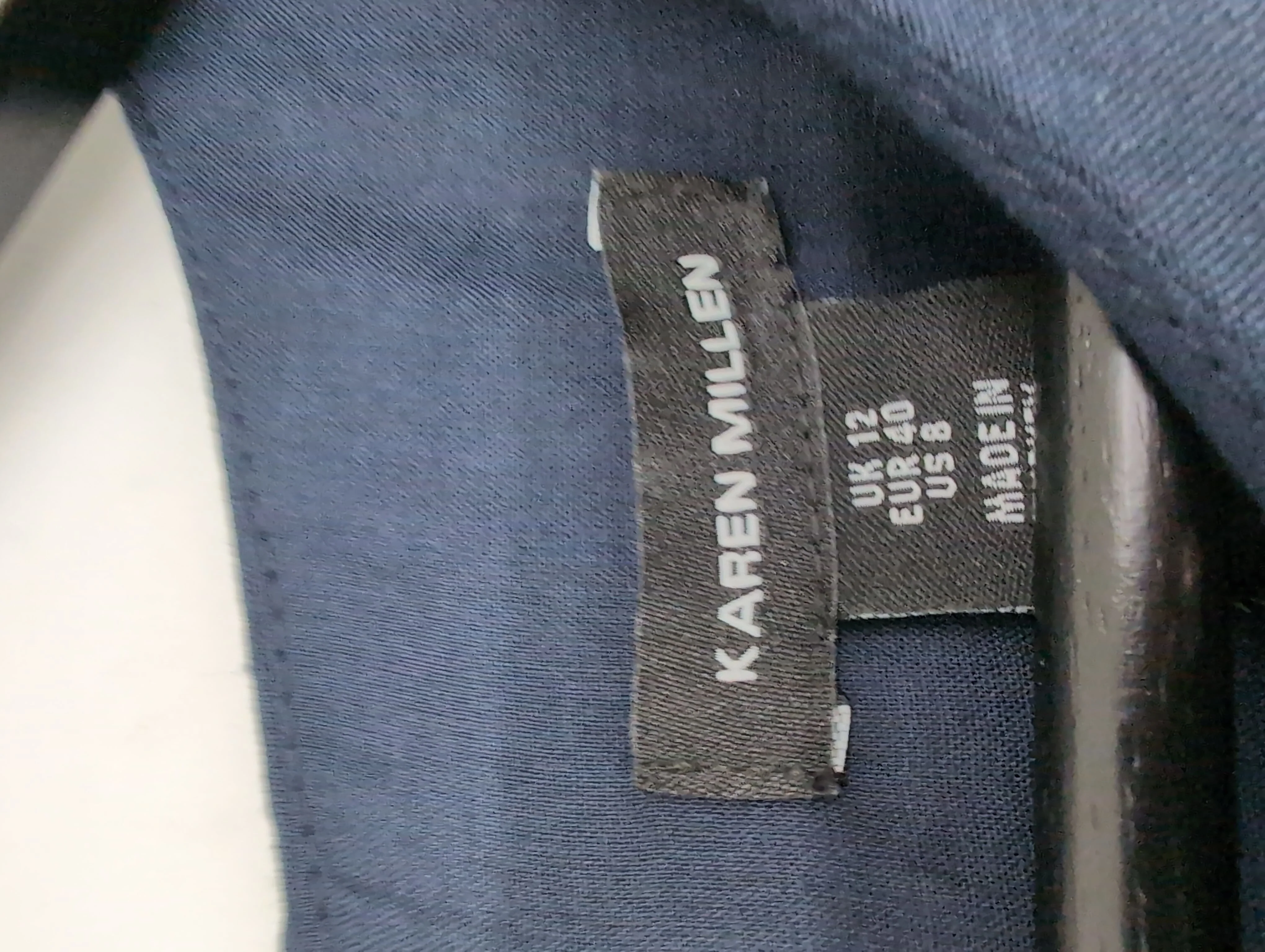 Karen Millen Women's Jumpsuit UK 12 Blue Linen New with tags - Image 5