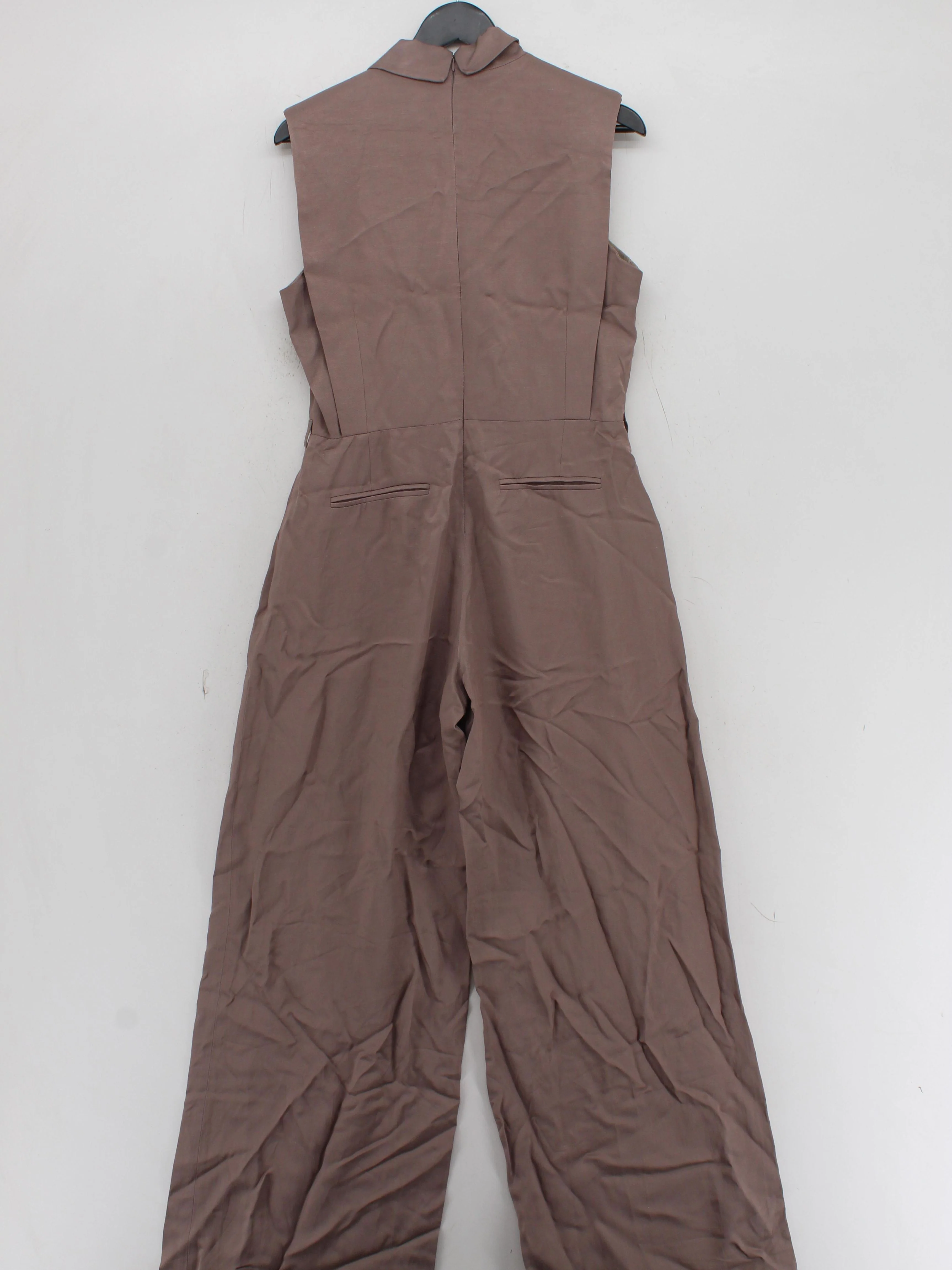 Karen Millen Women's Jumpsuit UK 12 Brown Viscose New with tags - Image 2