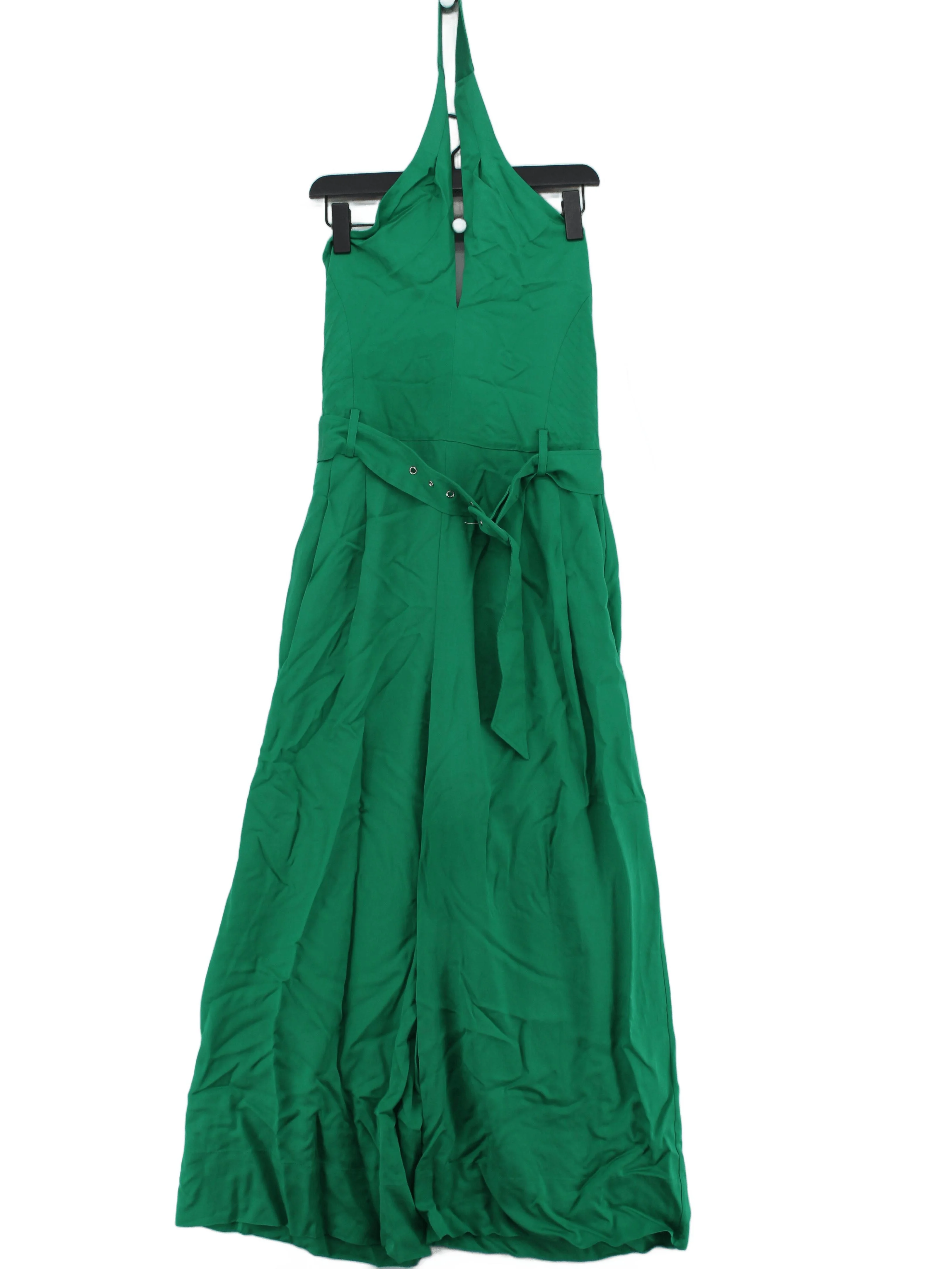 Karen Millen Women's Jumpsuit UK 12 Green 100% Cotton Jumpsuit New with tags