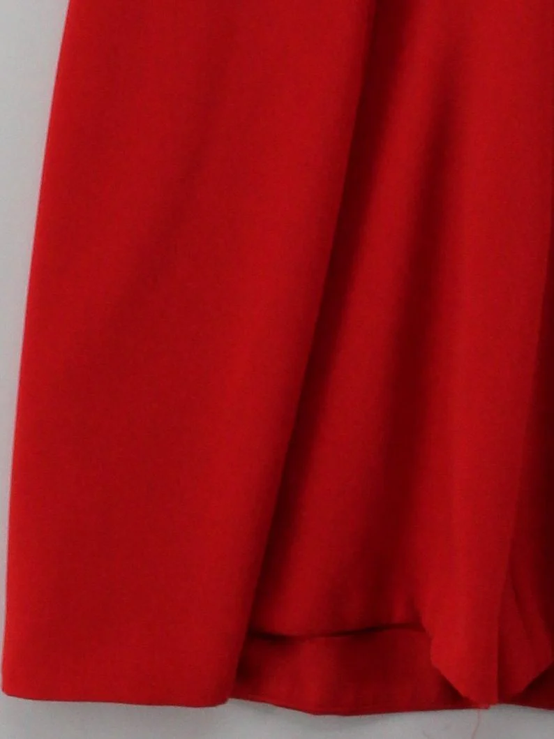 Karen Millen Women's Jumpsuit UK 12 Red 100% Polyester Wide-Leg Jumpsuit - Image 4