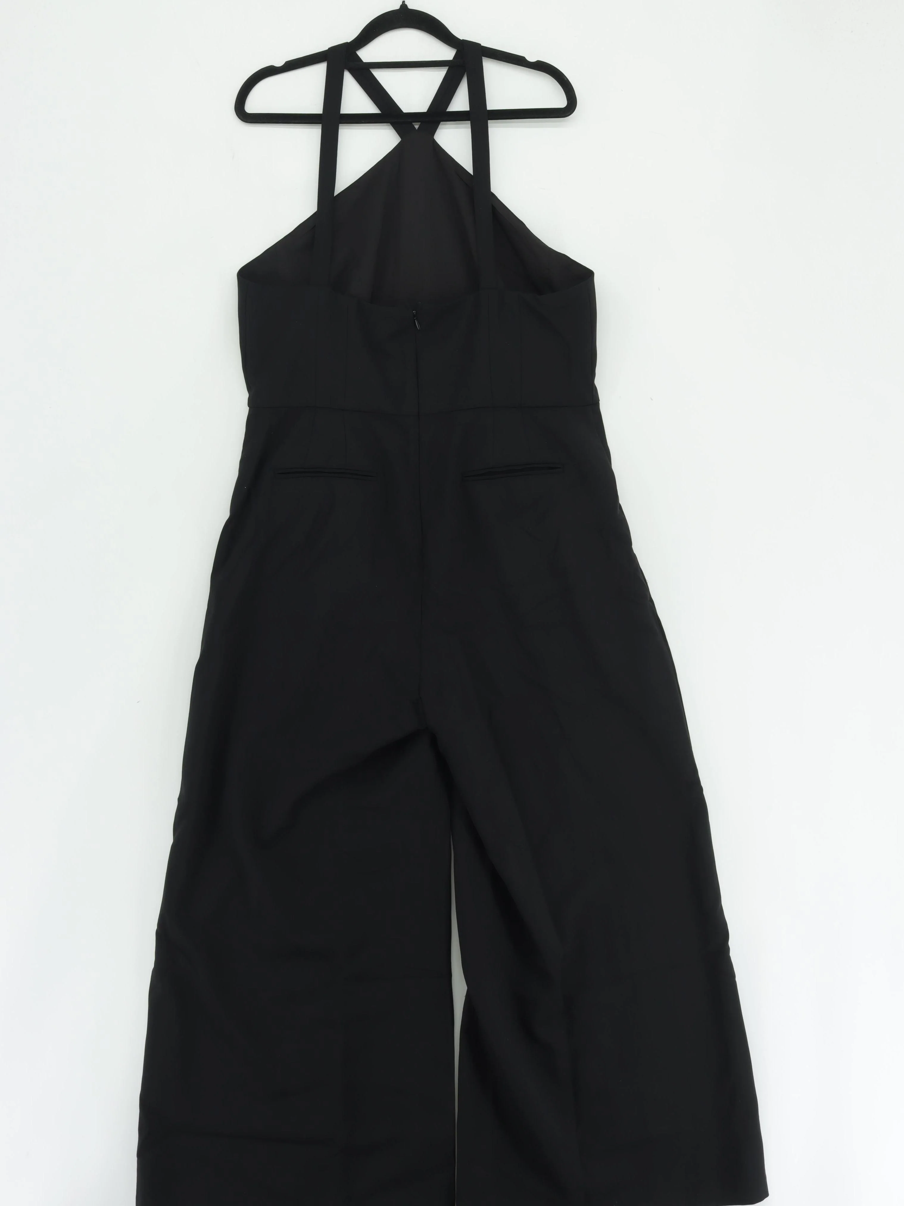 Karen Millen Women's Jumpsuit UK 16 Black Viscose New with tags - Image 2
