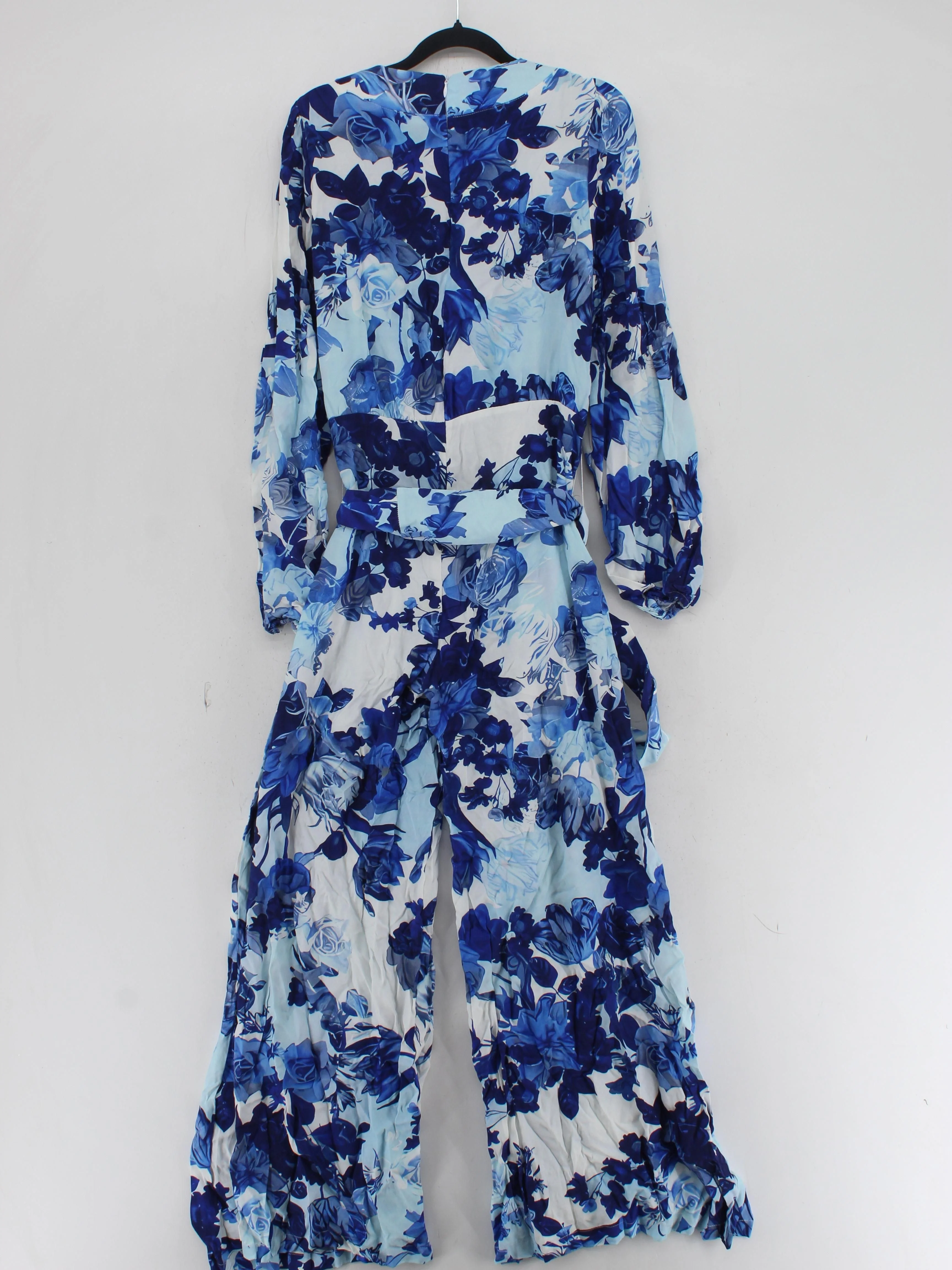 Karen Millen Women's Jumpsuit UK 16 Blue 100% Viscose Jumpsuit New with tags - Image 2
