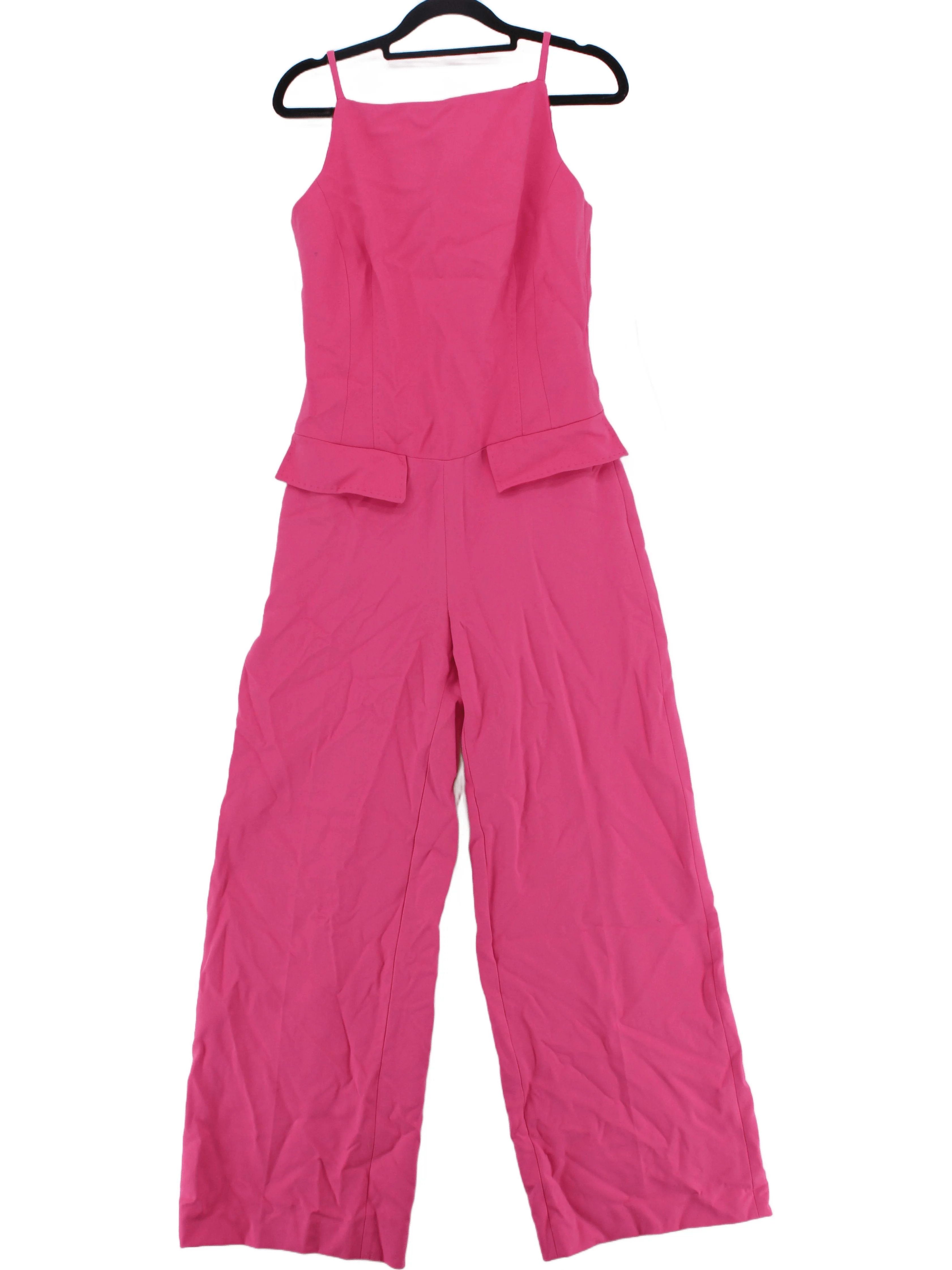 Karen Millen Women's Jumpsuit UK 8 Pink Polyester