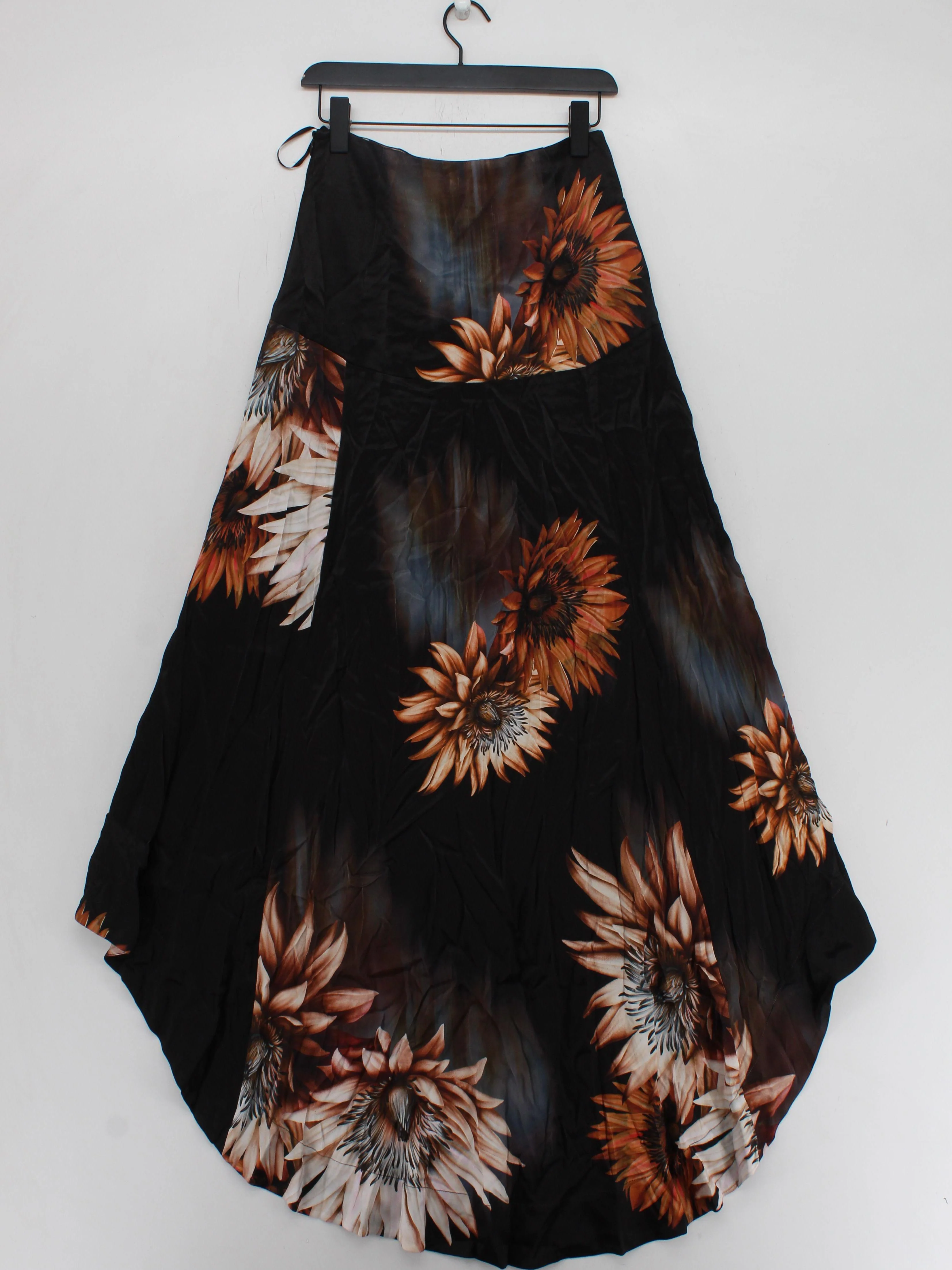 Karen Millen Women's Maxi Skirt UK 10 Black Viscose with Polyester Maxi - Image 2