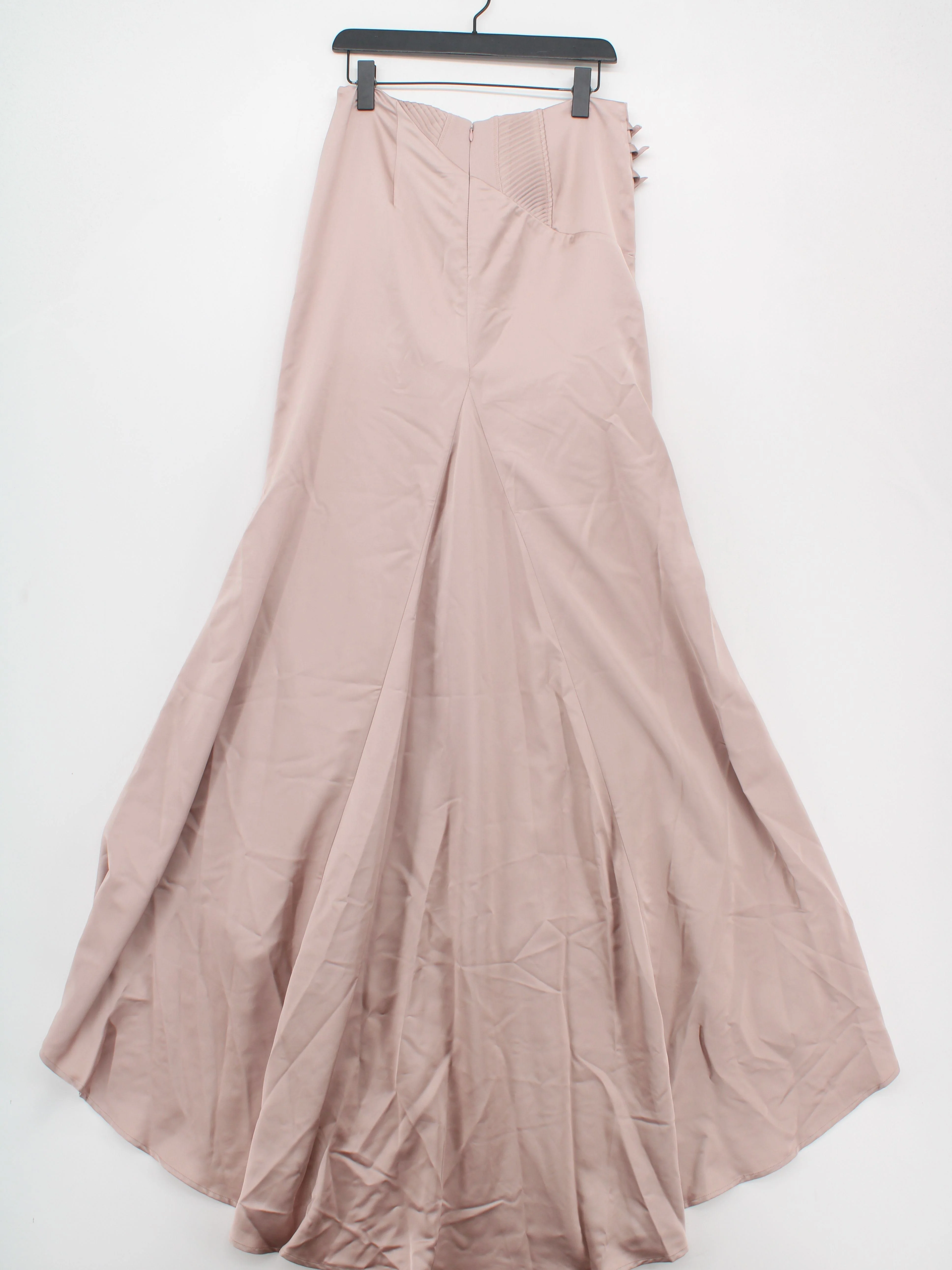 Karen Millen Women's Maxi Skirt UK 12 Pink Polyester with Elastane Long Maxi - Image 2